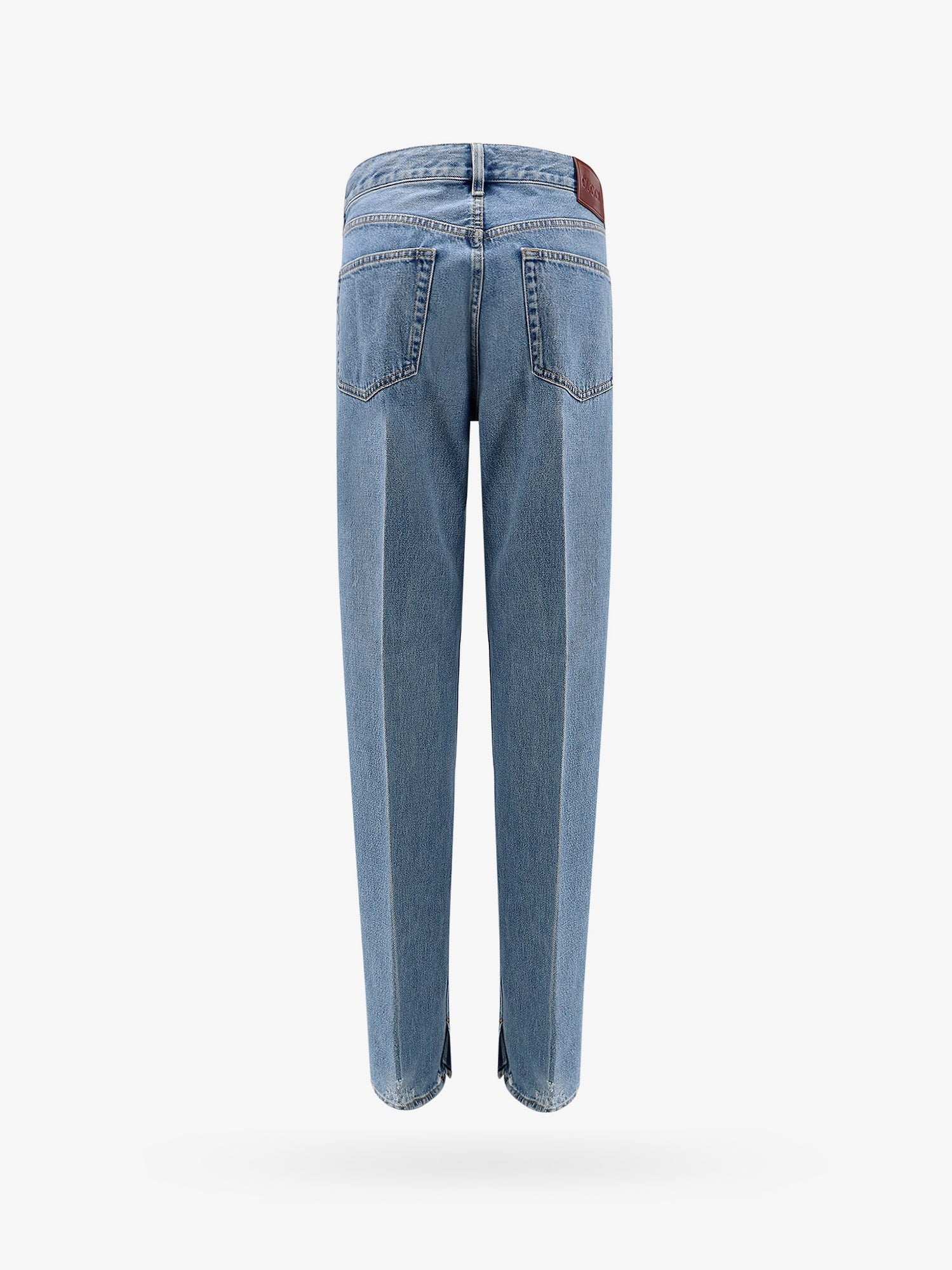 デニム・ジーパン GUCCI Cotton jeans with rossa ancora back logo patch Gucci Cotton jeans with rossa ancora back logo patch | Blue
