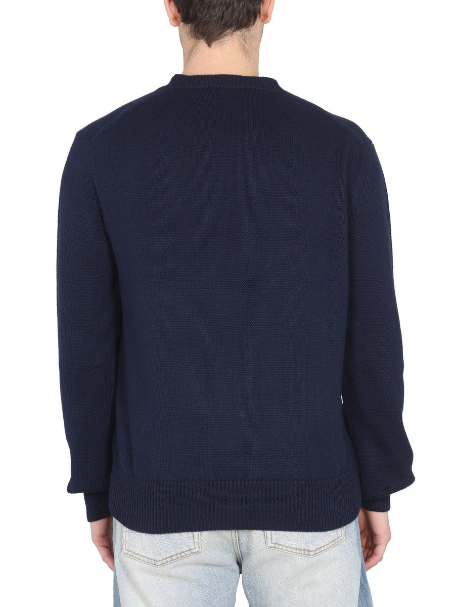 Alexander Mcqueen MAILLOT EN COTON BRODÉ LOGO