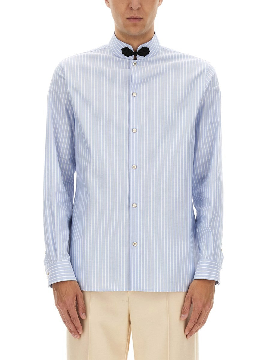 Valentino CHEMISE OXFORD EN COTON AVEC BRANDENBOURG