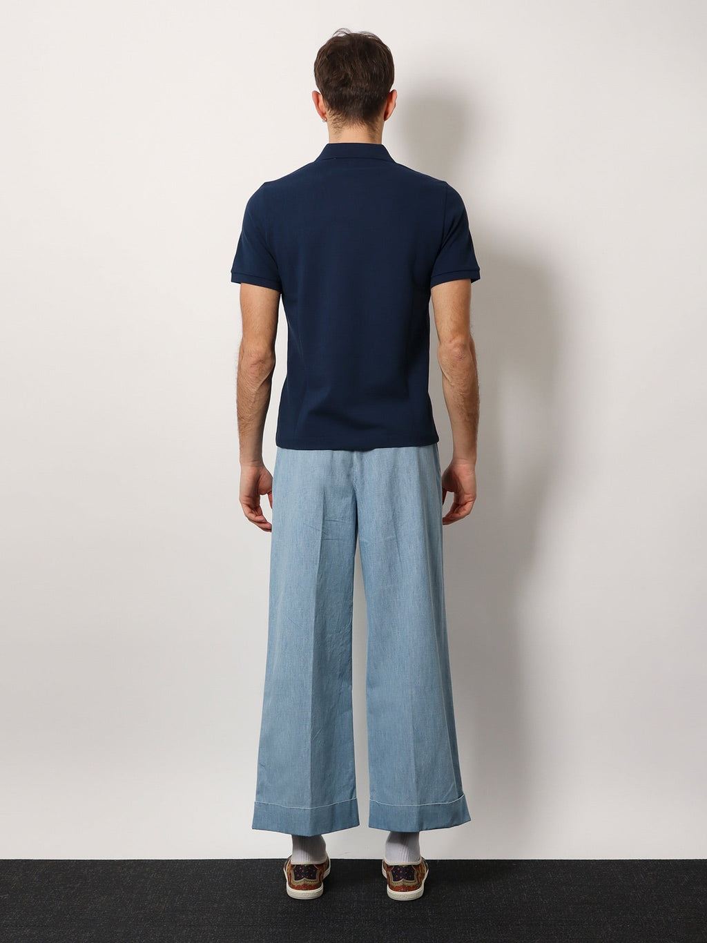 Valentino Cotton piquet polo shirt with vlogo embroidery