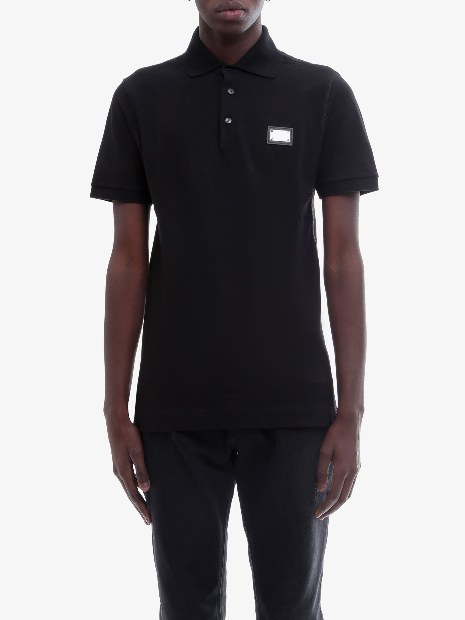 Dolce & Gabbana Cotton piquet polo shirt