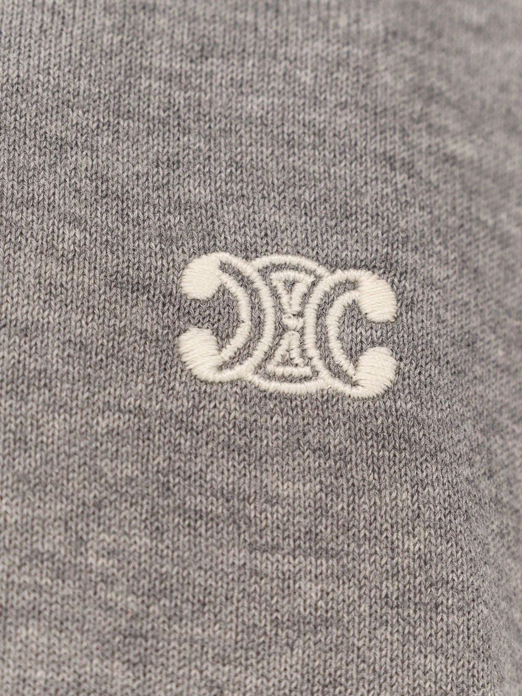 Celine Cotton polo shirt with Triomphe detail