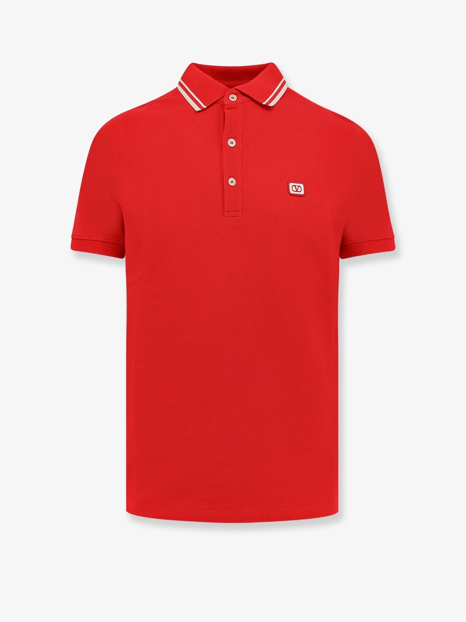 Valentino Baumwoll-Poloshirt mit Vlogo