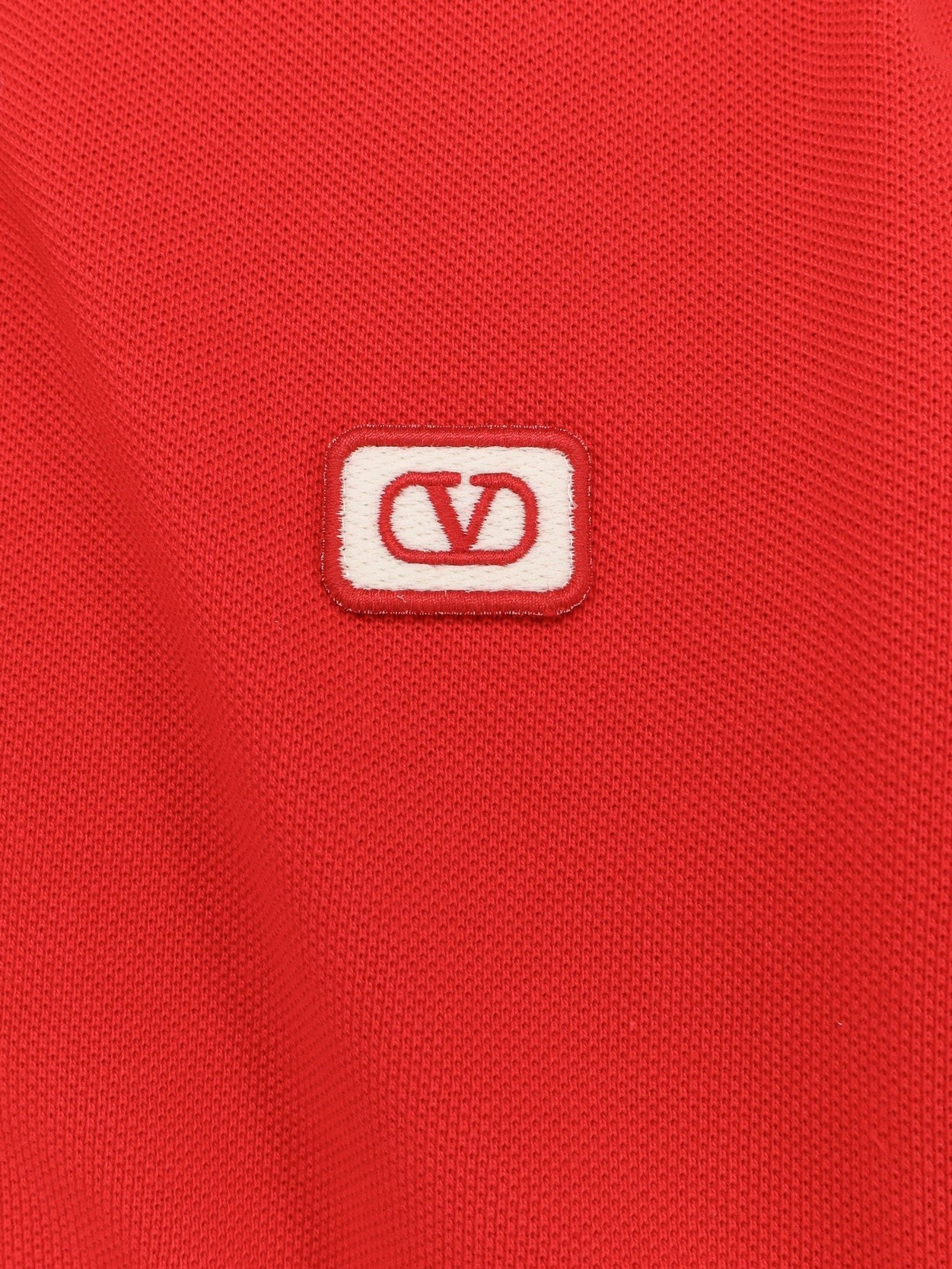 Valentino Baumwoll-Poloshirt mit Vlogo