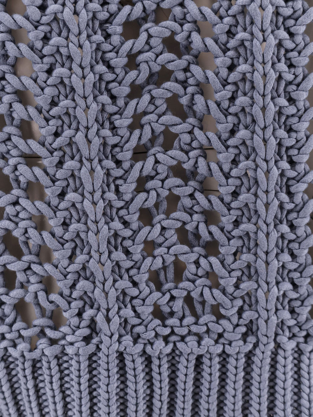 Brunello Cucinelli Camisola de algodão em malha canelada