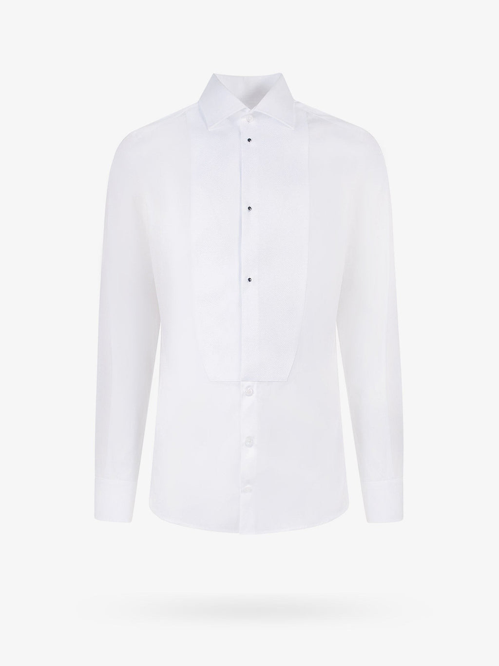 Dolce & Gabbana Cămașă din bumbac cu plastron frontal