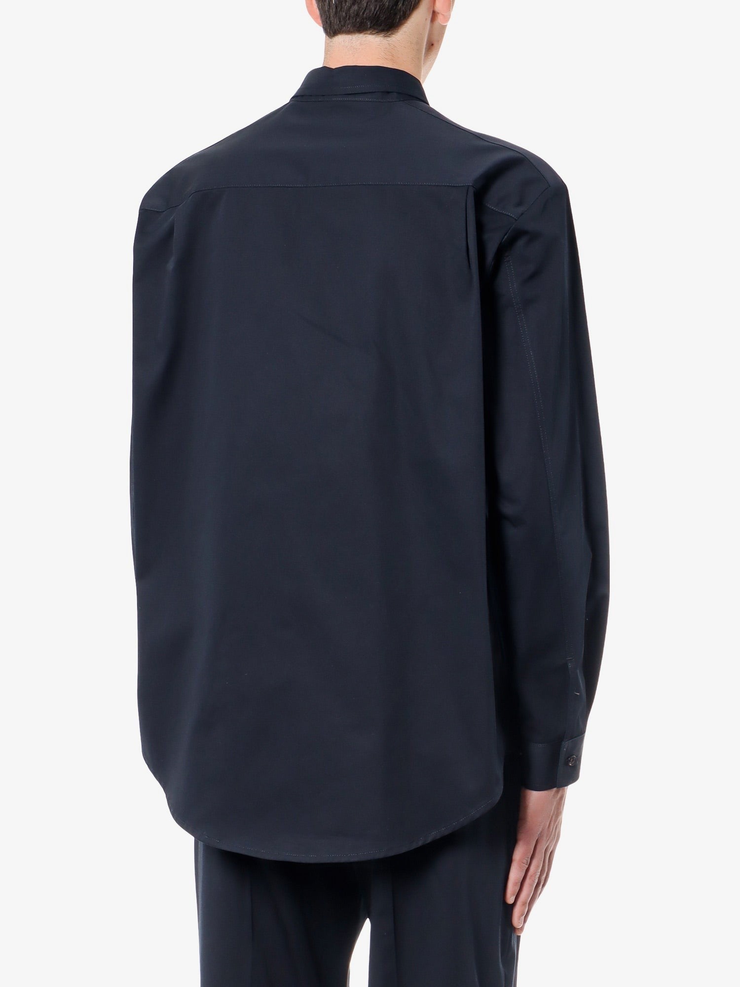 Alexander Mcqueen Chemise en coton avec détail logo