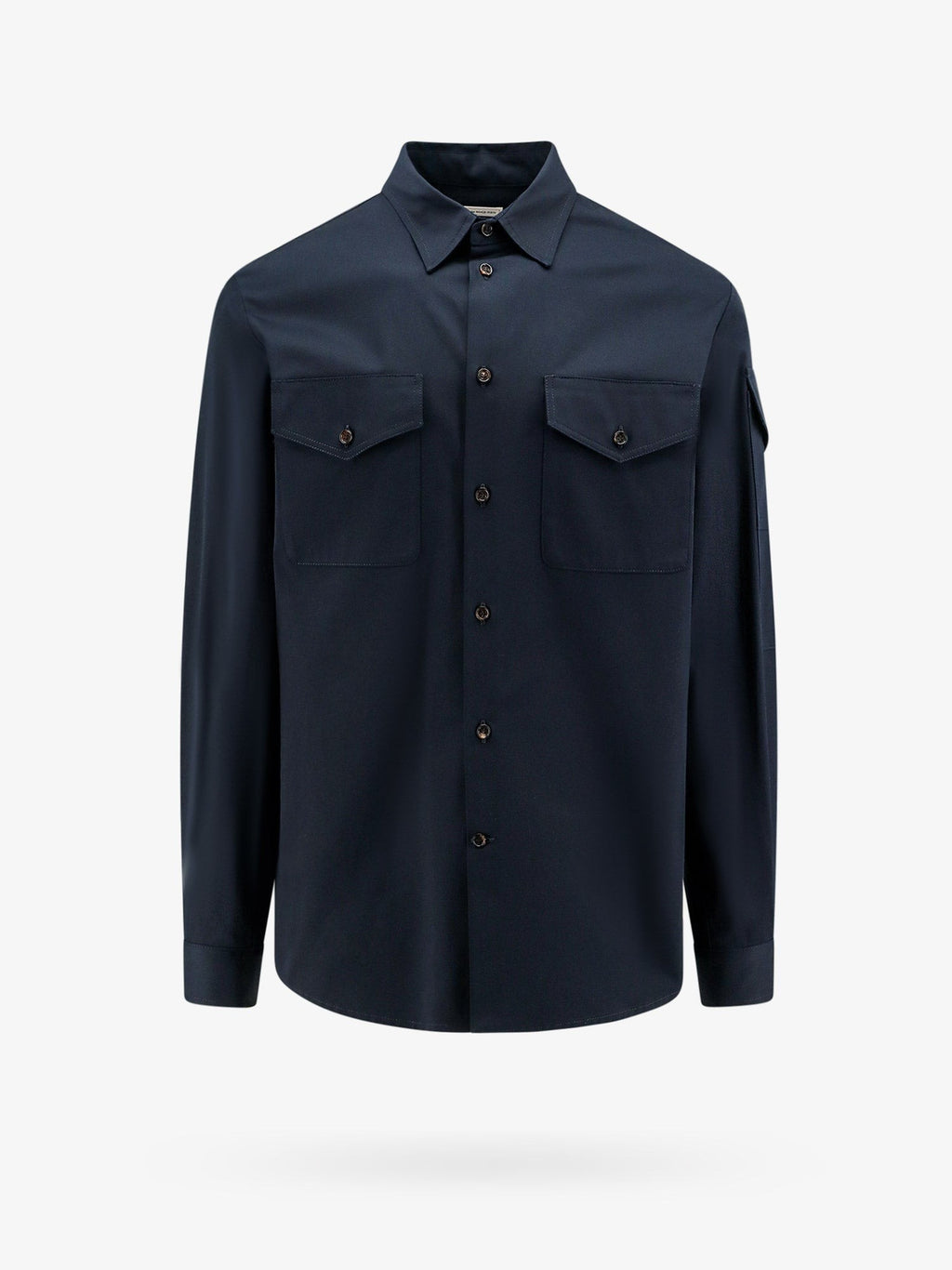 Alexander Mcqueen Chemise en coton avec détail logo