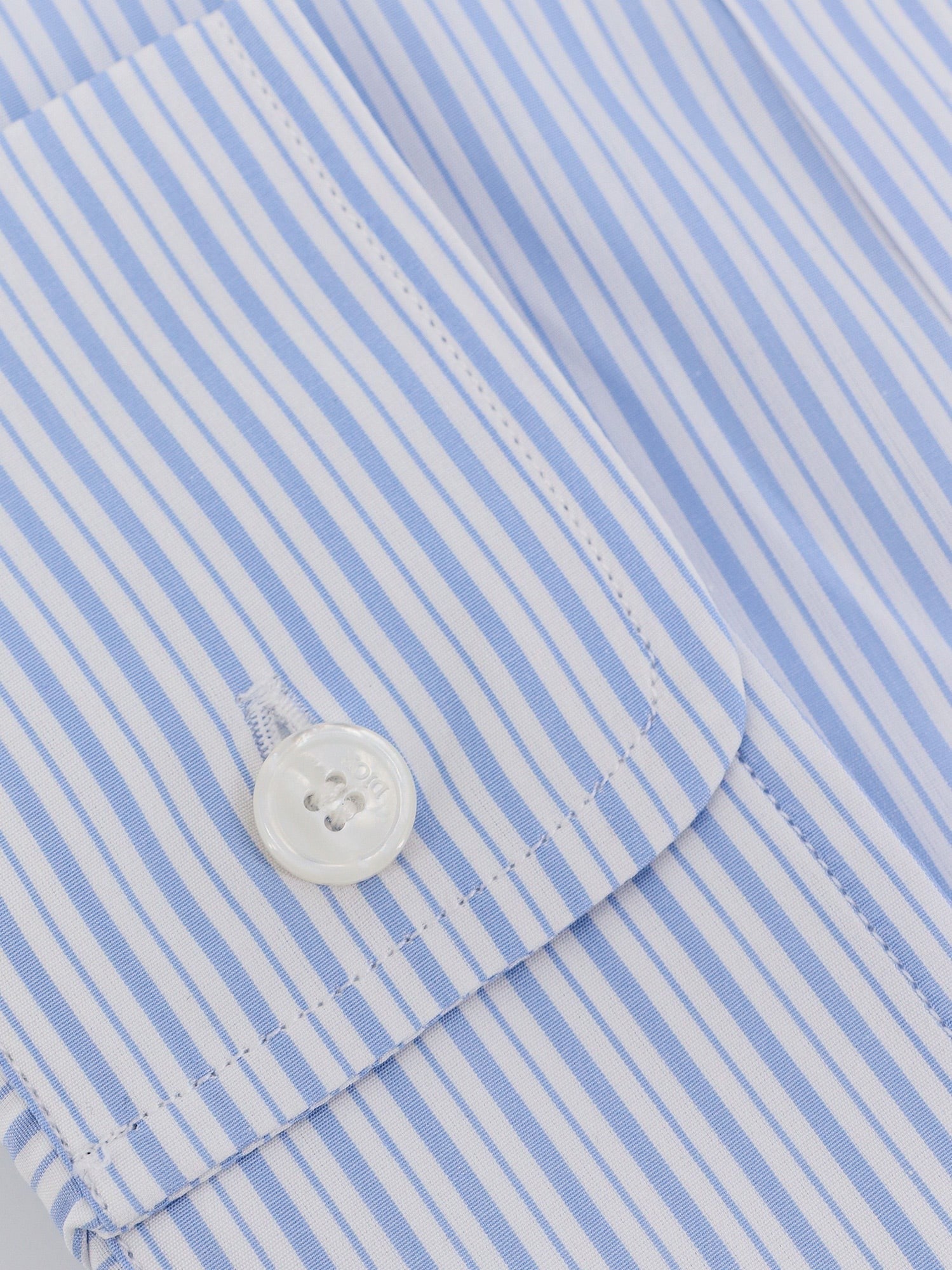 Dior Bavlněná košile s proužkovaným motivem