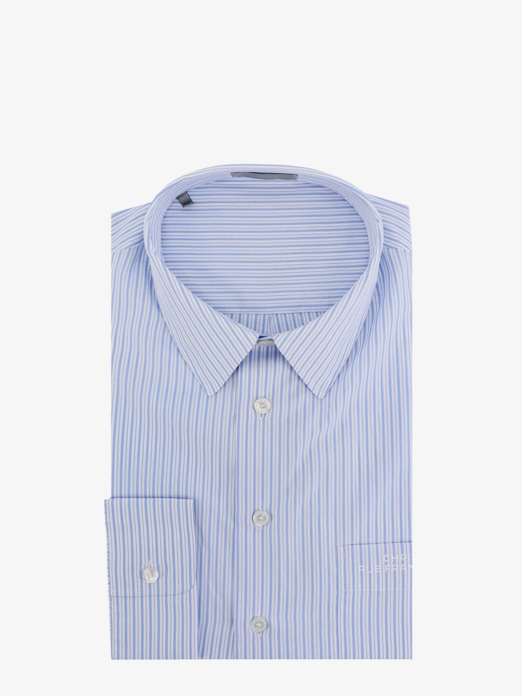 Dior コットンシャツ（ストライプモチーフ）