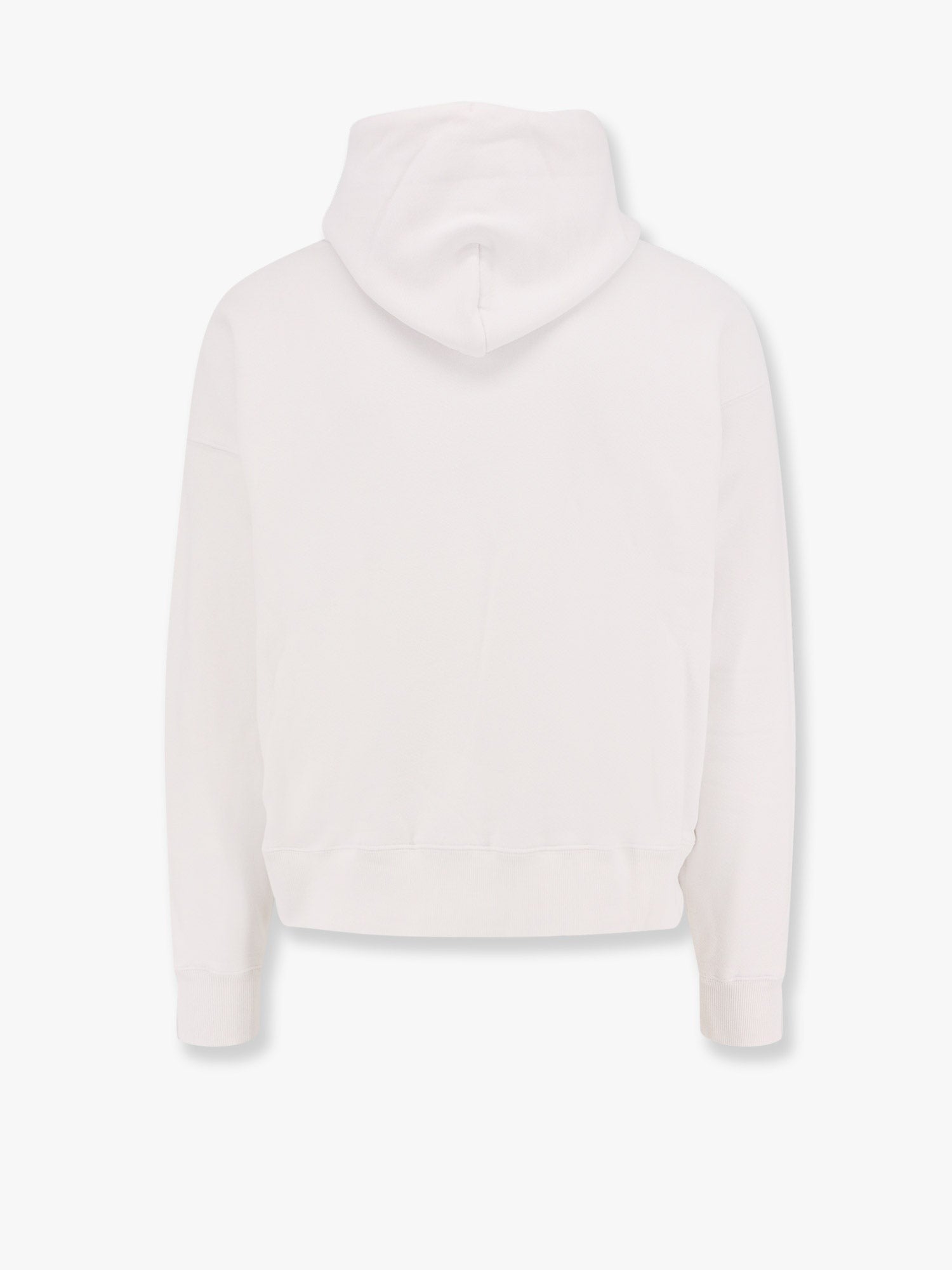 Off White Cotton sweatshirt whit frontal logo print