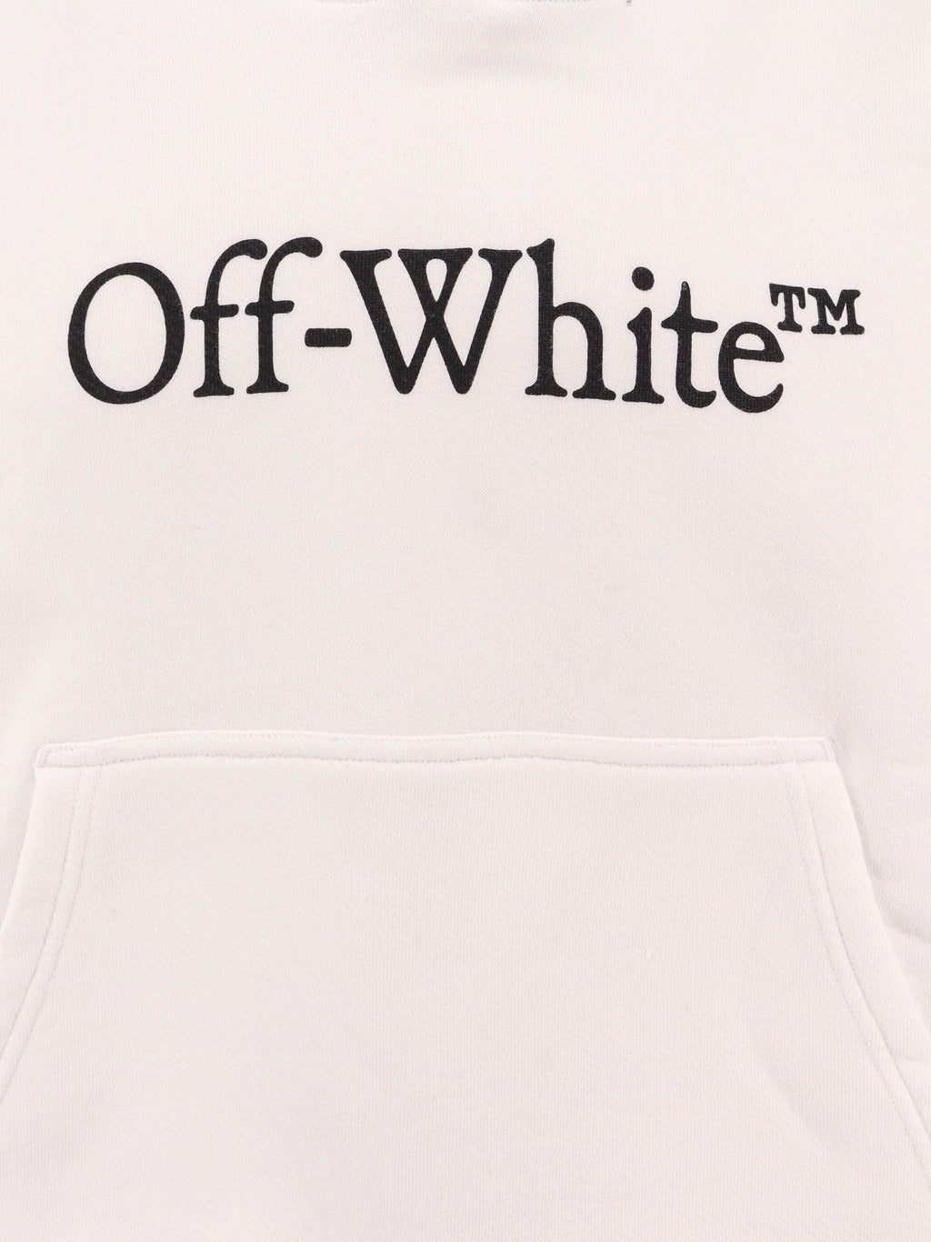 Off White Pamut pulóver elülső logó nyomattal
