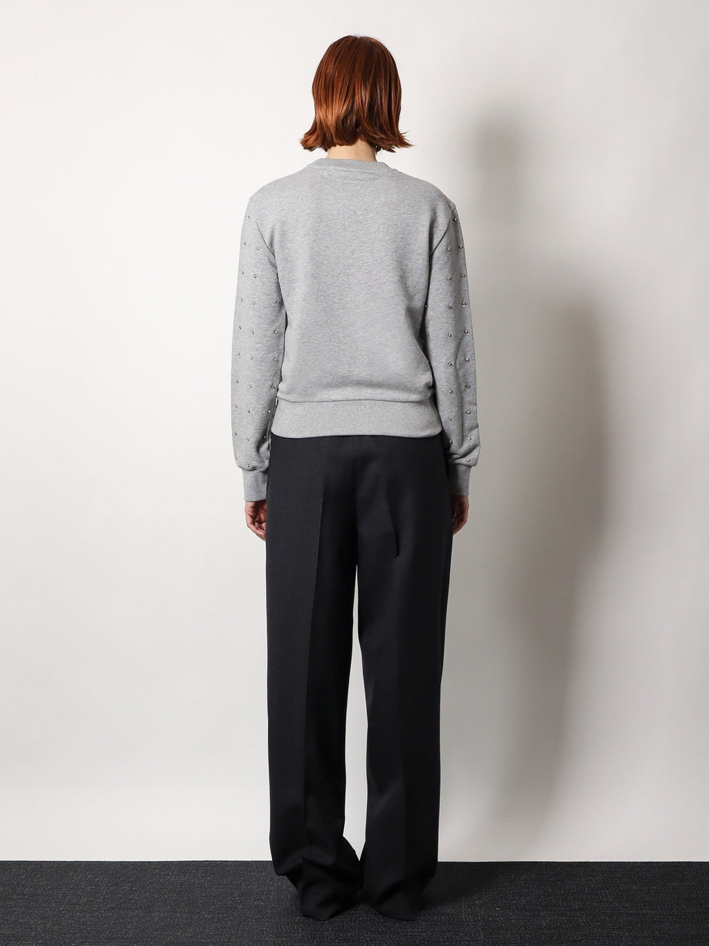 Gucci Baumwoll-Sweatshirt mit Allover-Strasssteinen