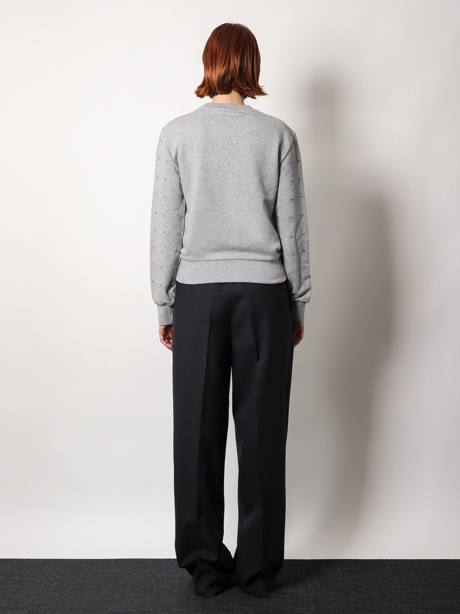 Gucci Cotton sweatshirt with all-over rhinestones