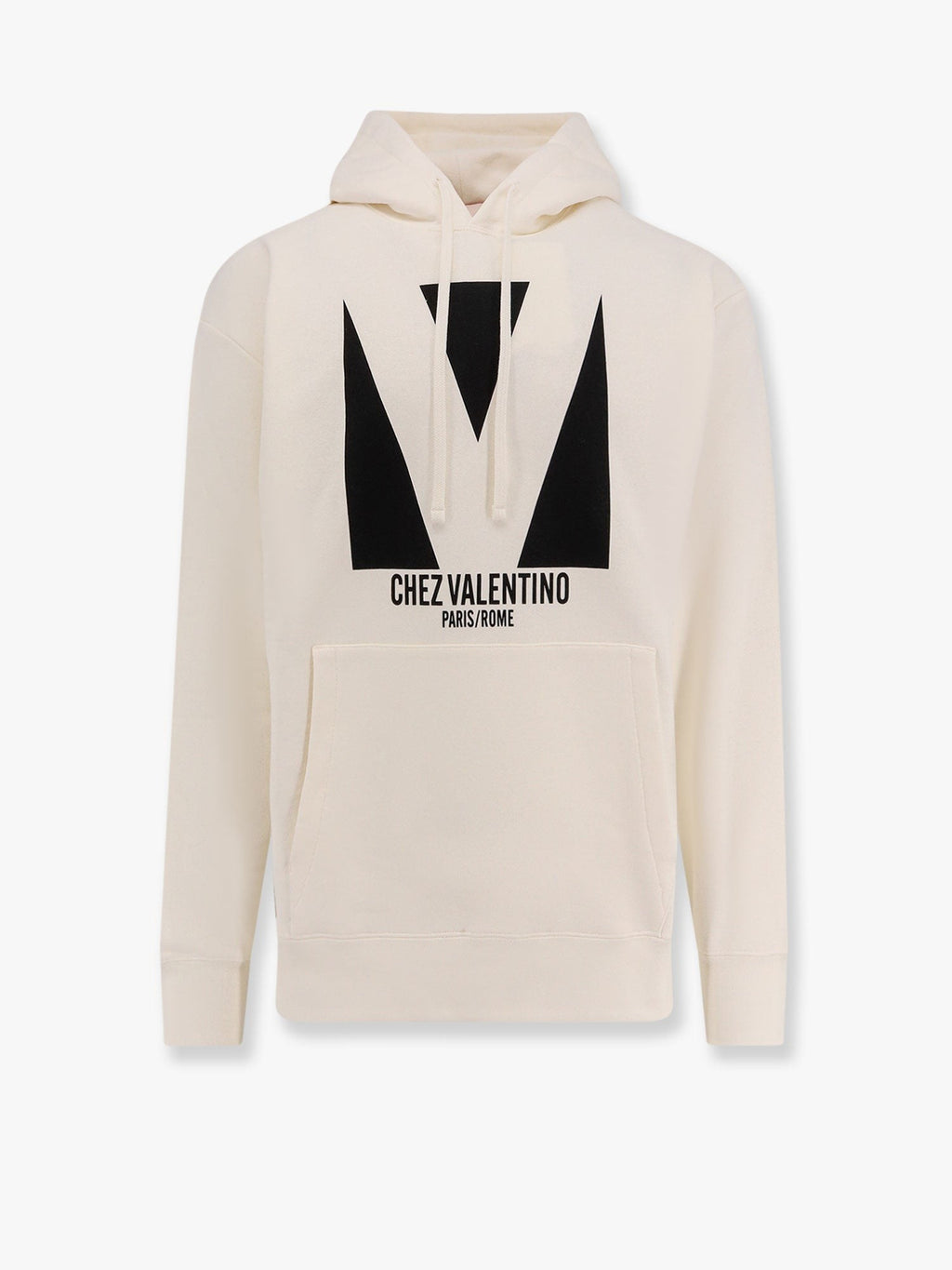 Valentino Baumwoll-Sweatshirt mit „chez Valentino“-Print