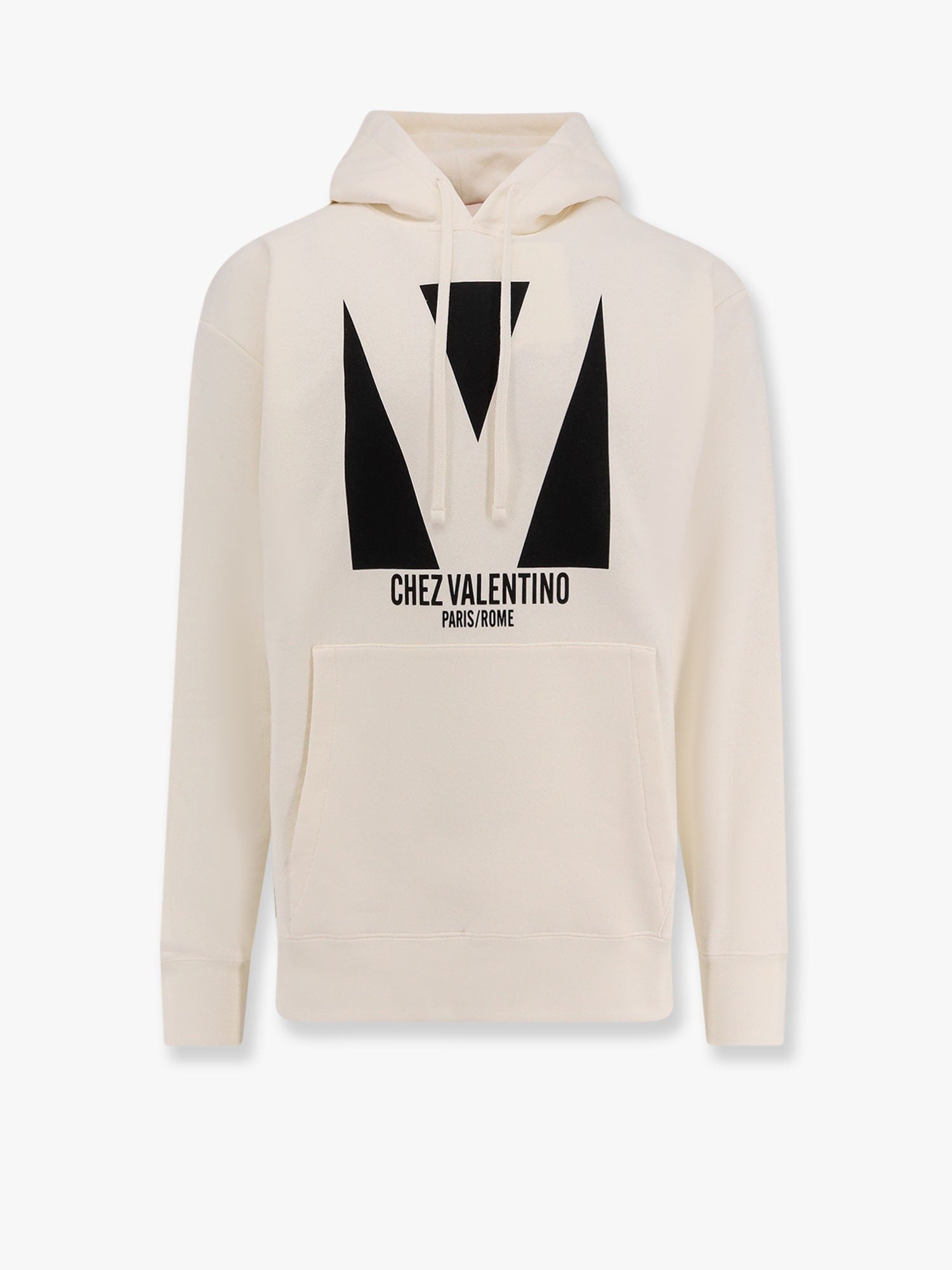 Valentino Baumwoll-Sweatshirt mit „chez Valentino“-Print