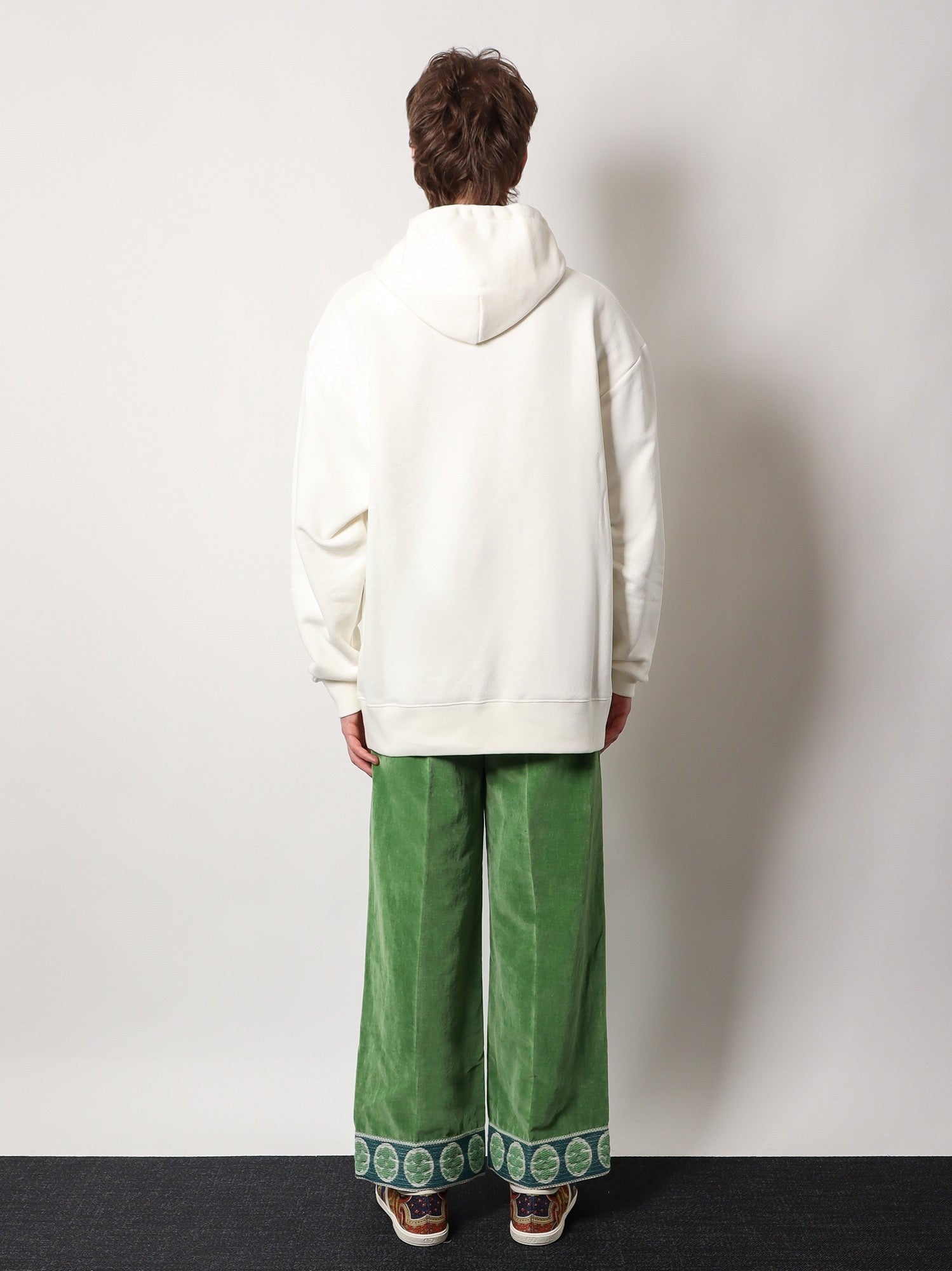 Valentino Baumwoll-Sweatshirt mit „chez Valentino“-Print