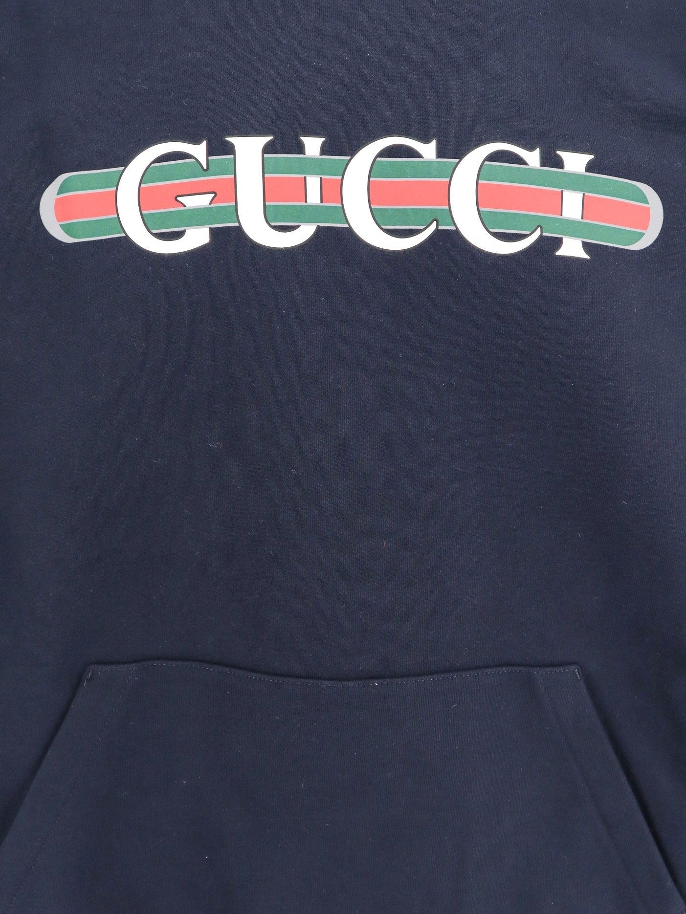 Sweat-shirt en coton Gucci avec imprimé toile Gucci