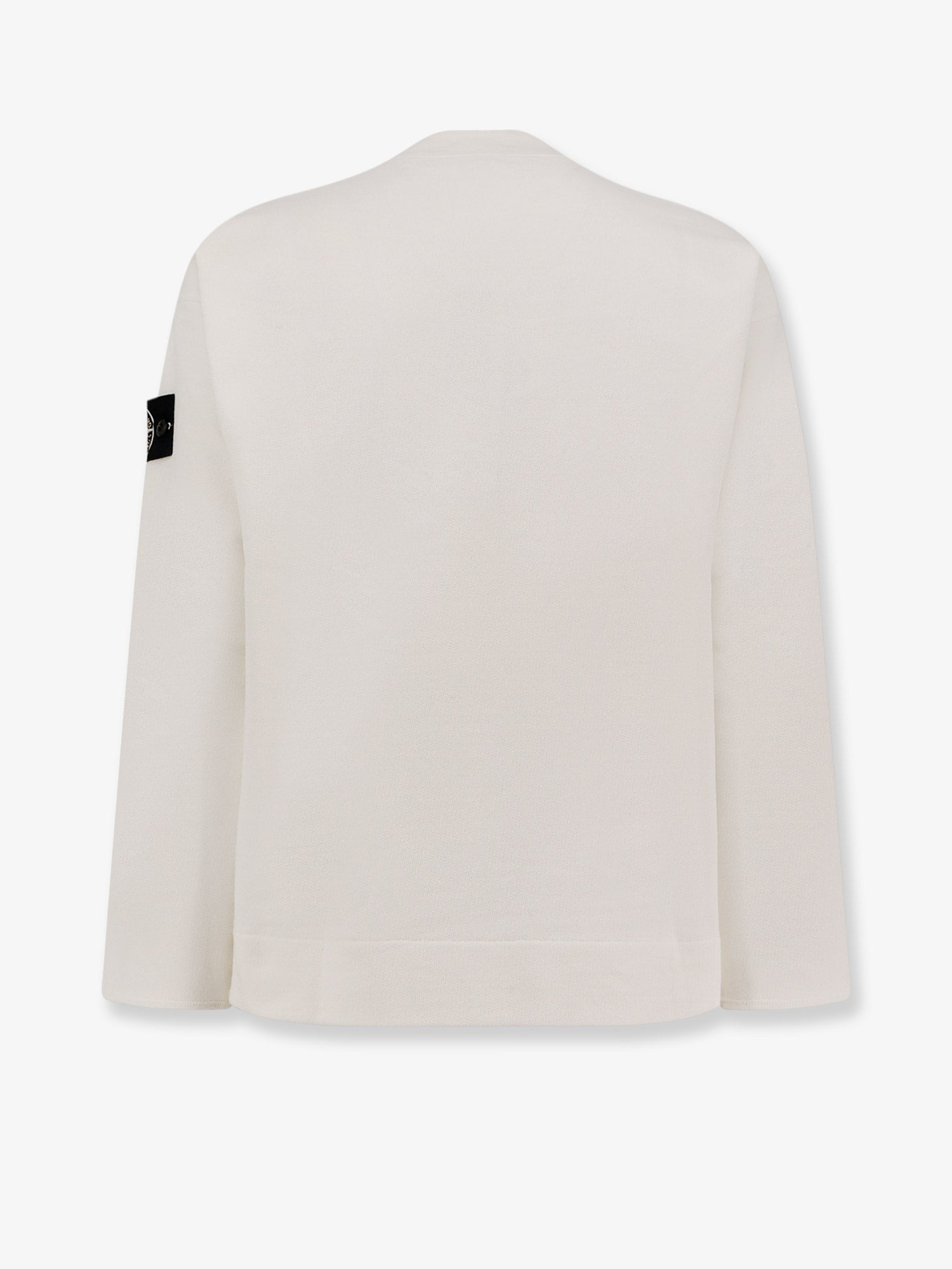 Stone Island Cotton sweatshirt with knitted insert