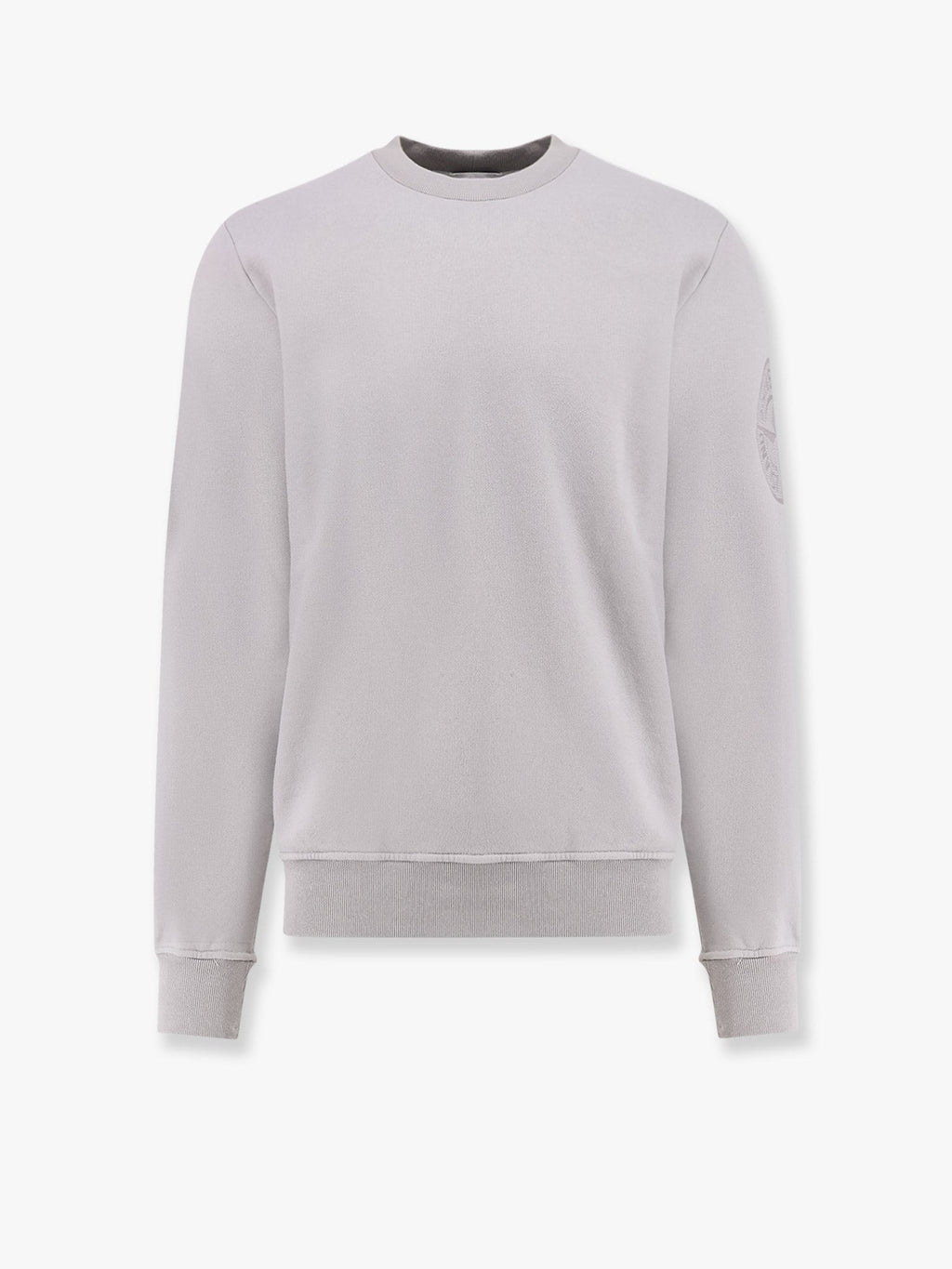 Stone Island Cotton sweatshirt with logo embroidery