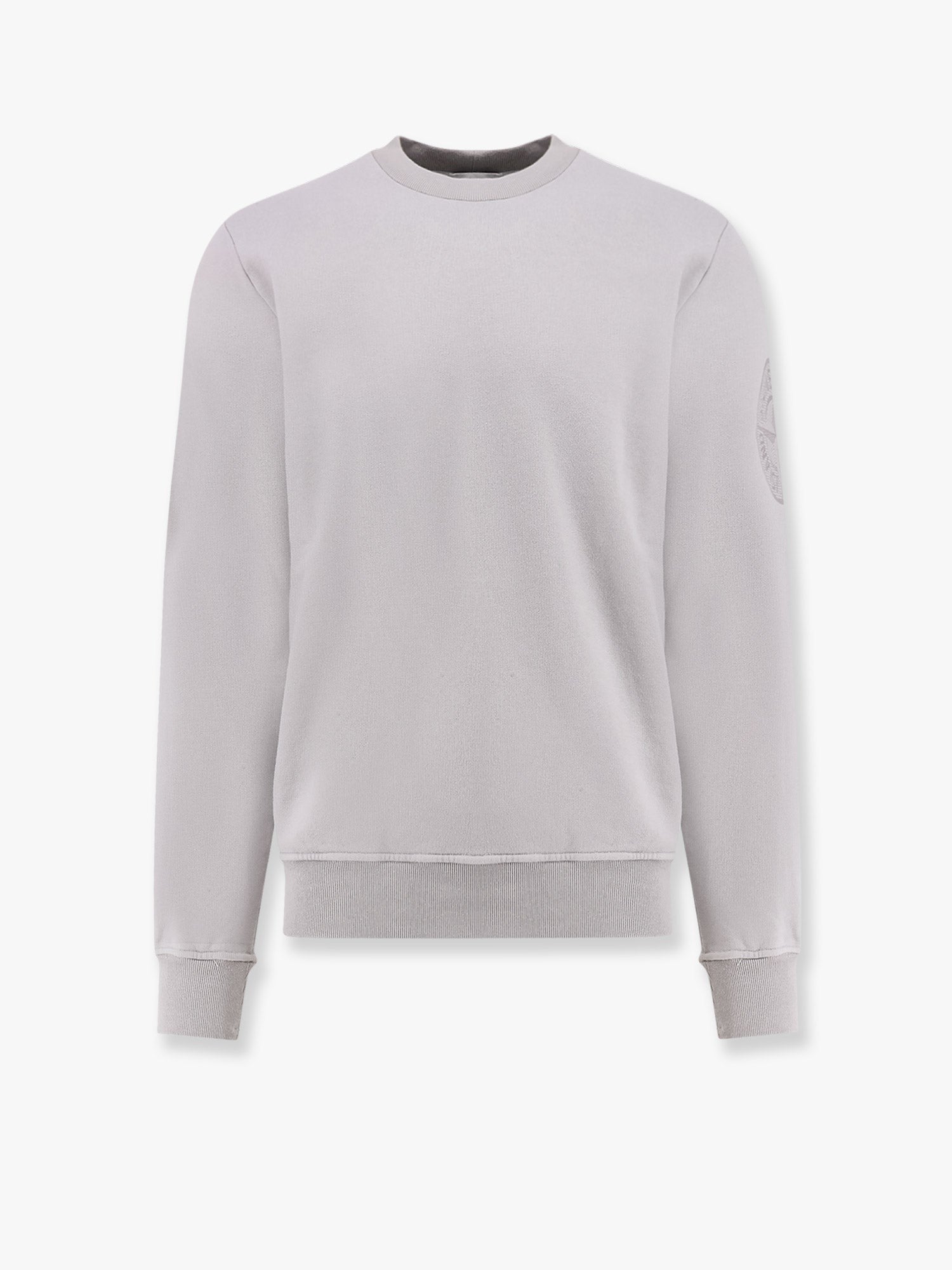 Stone Island Cotton sweatshirt with logo embroidery