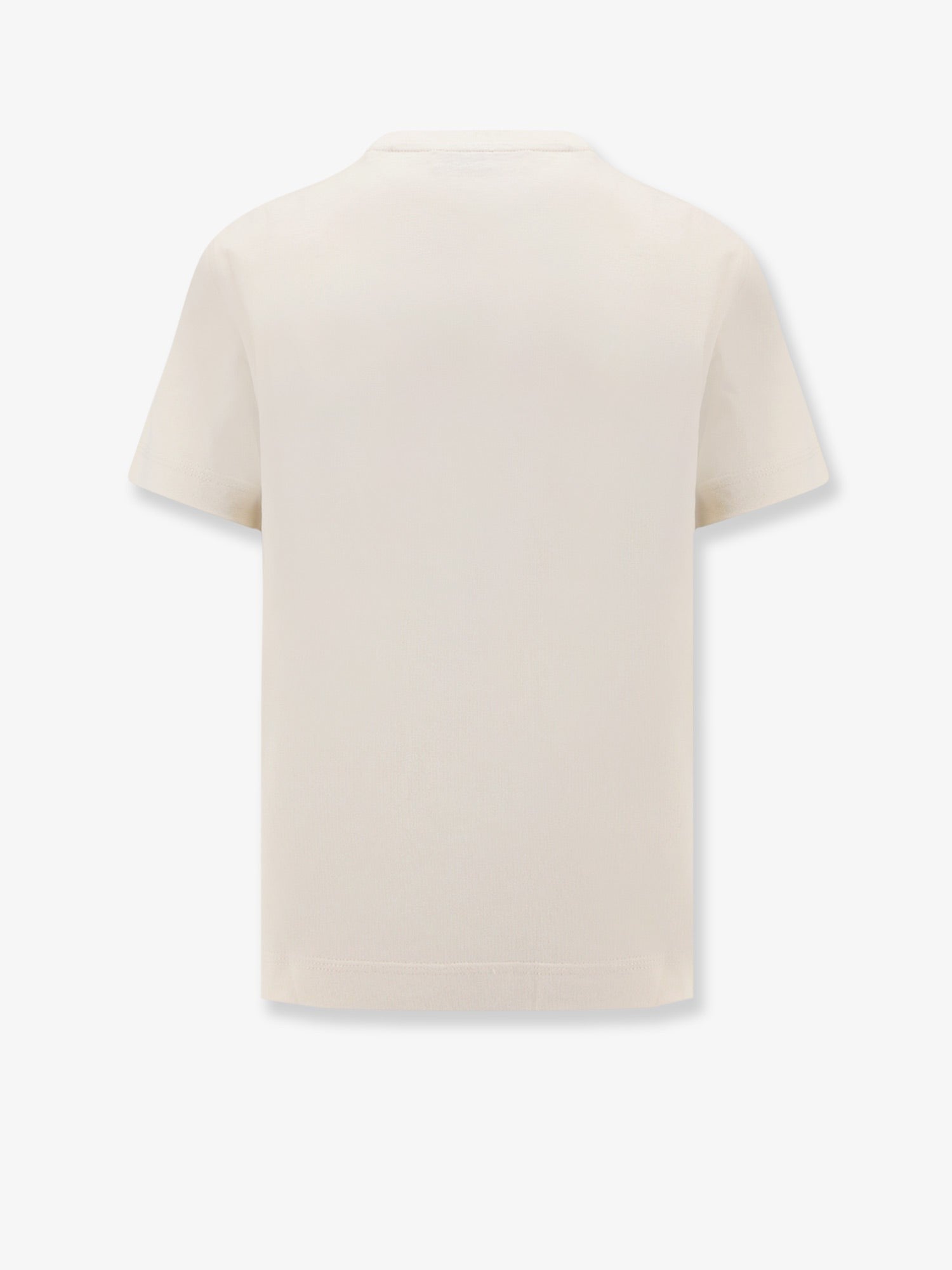 Burberry T-shirt de algodão com bordado frontal