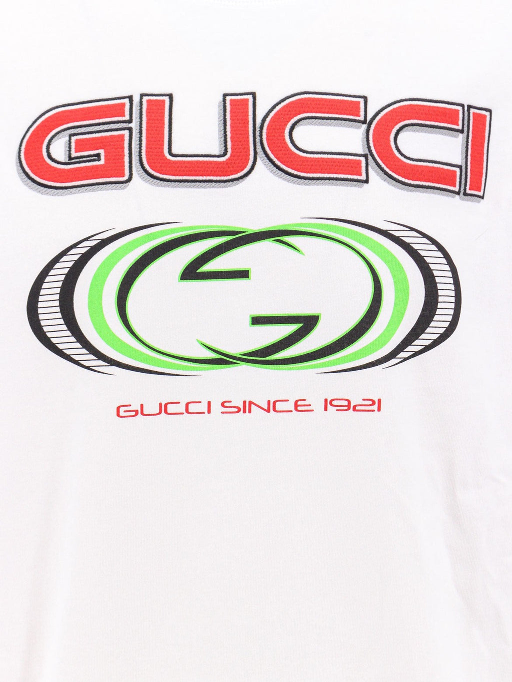 Gucci pamut póló elülső GG mintával