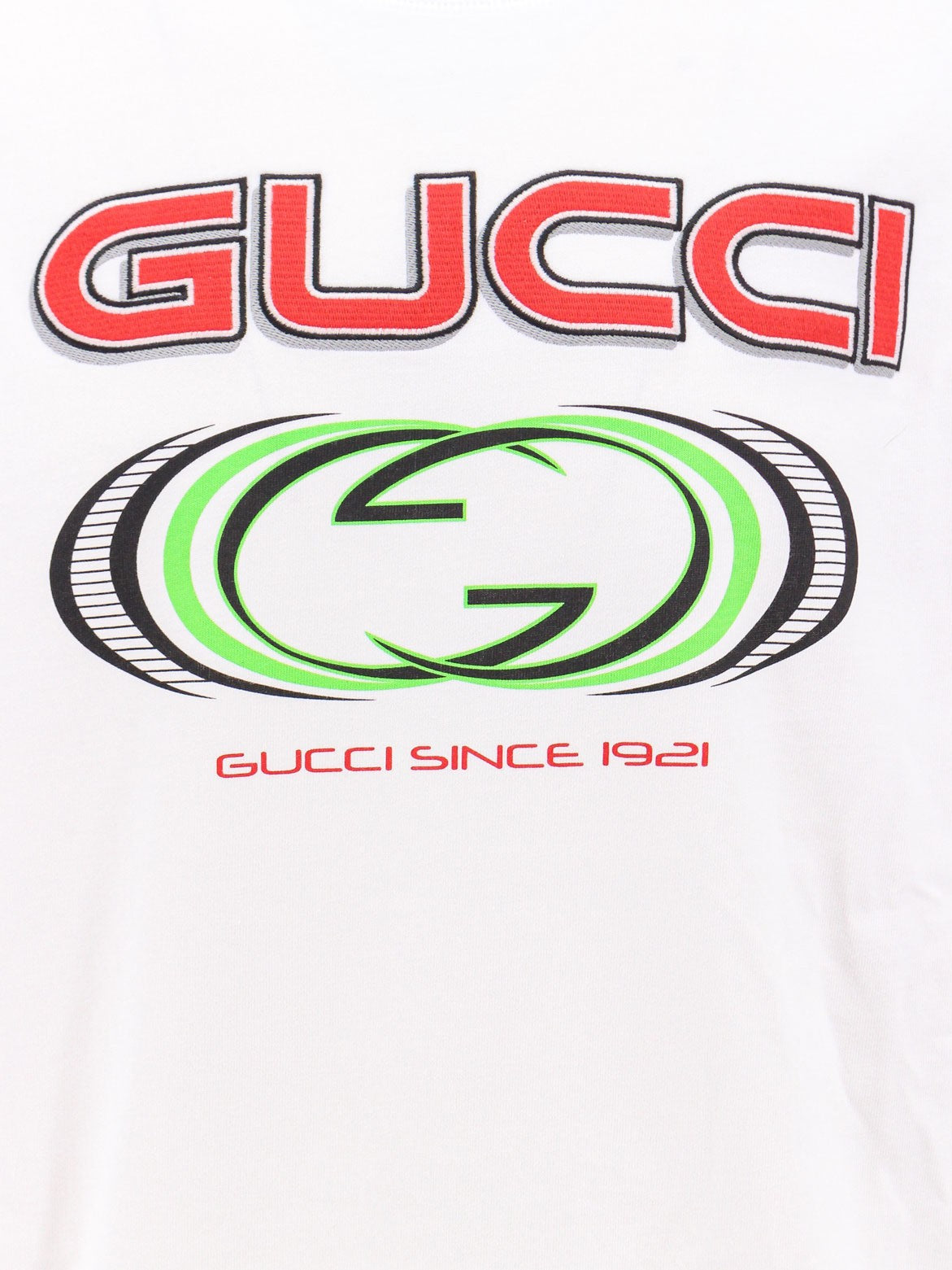 Gucci pamut póló elülső GG mintával