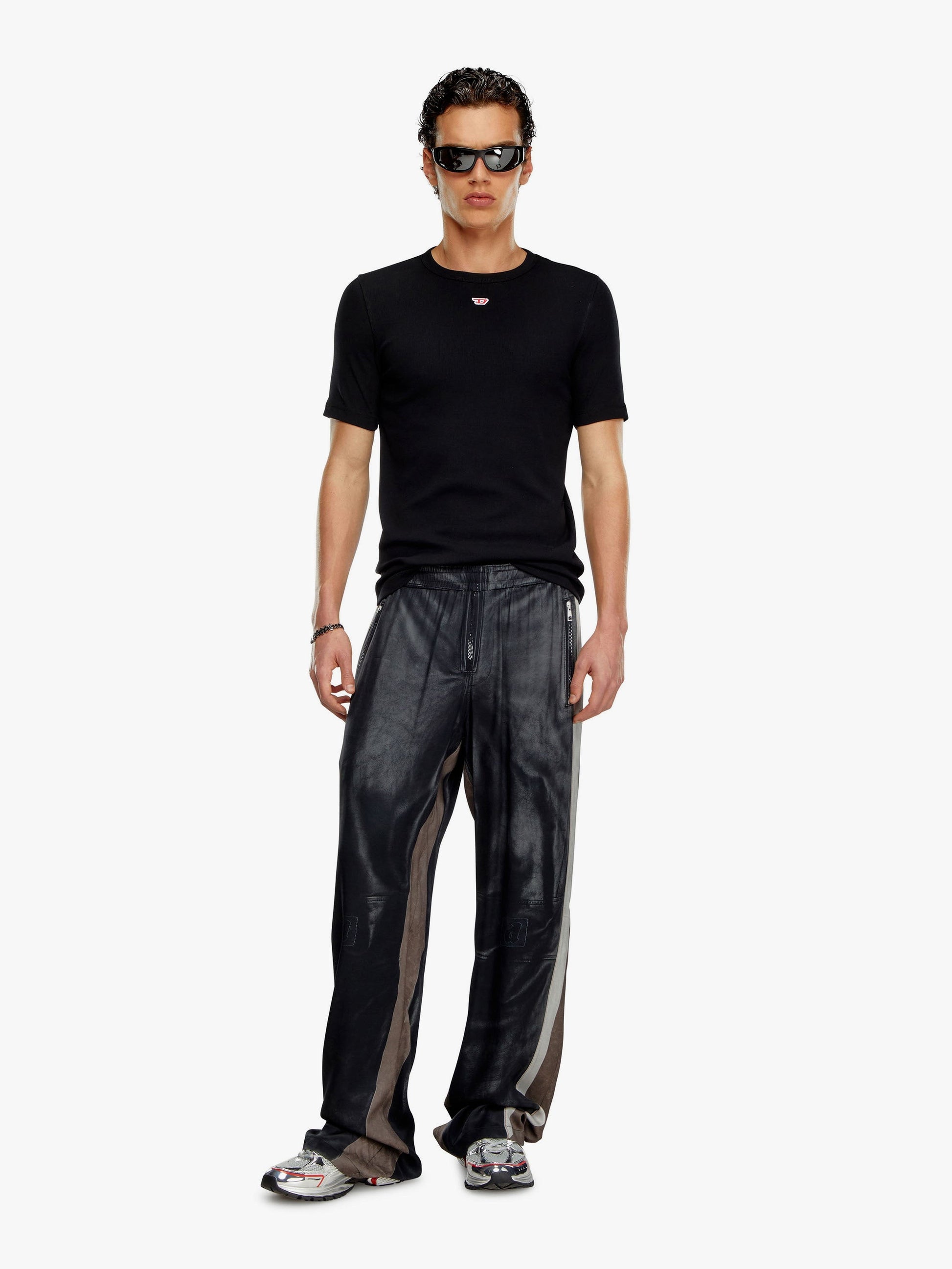 Diesel Bavlněné tričko s předním logem