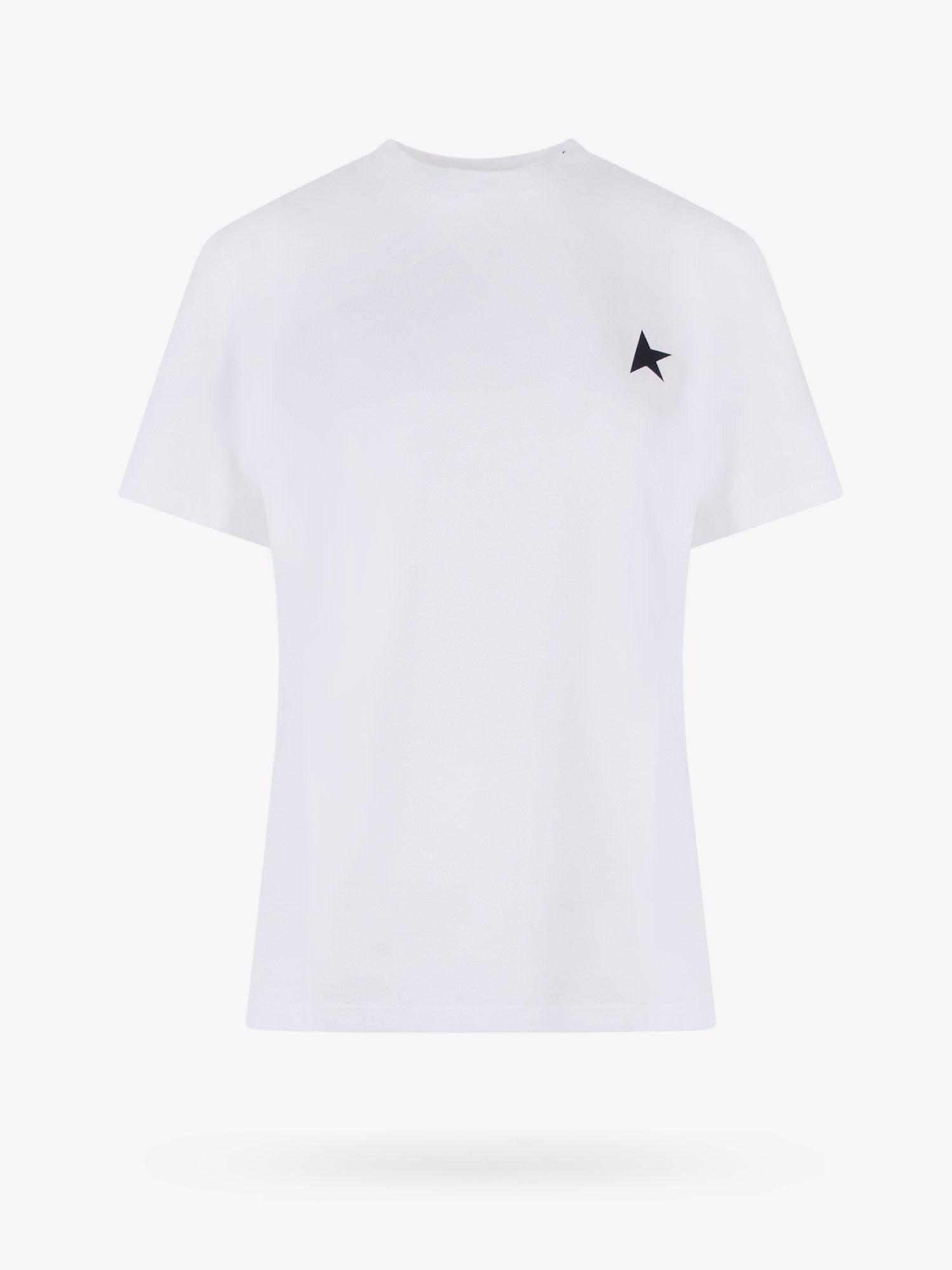 Golden Goose Deluxe Brand T-shirt in cotone con iconica stella frontale