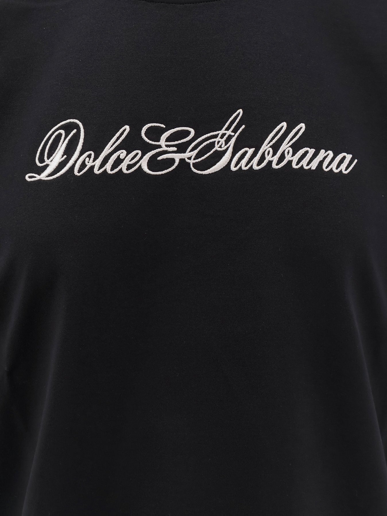 Dolce & Gabbana Pamut póló csipkés részletekkel