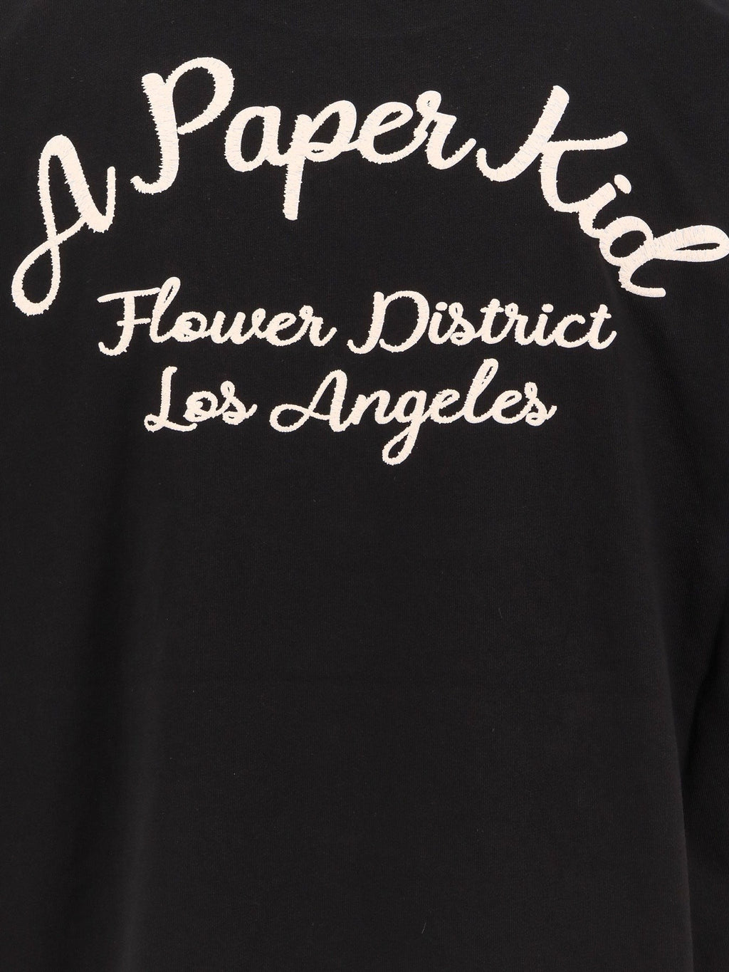 Saint Laurent Cotton t-shirt with logo embroidery