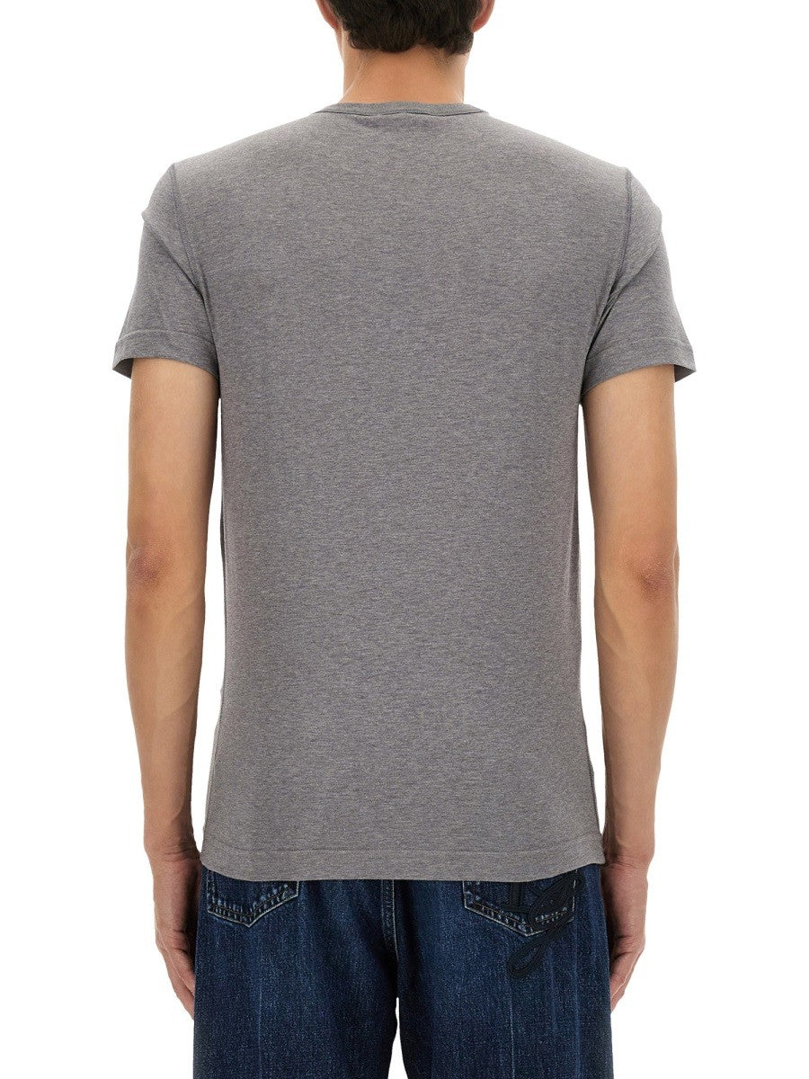 Dolce & Gabbana ロゴプラーク付きコットンTシャツ