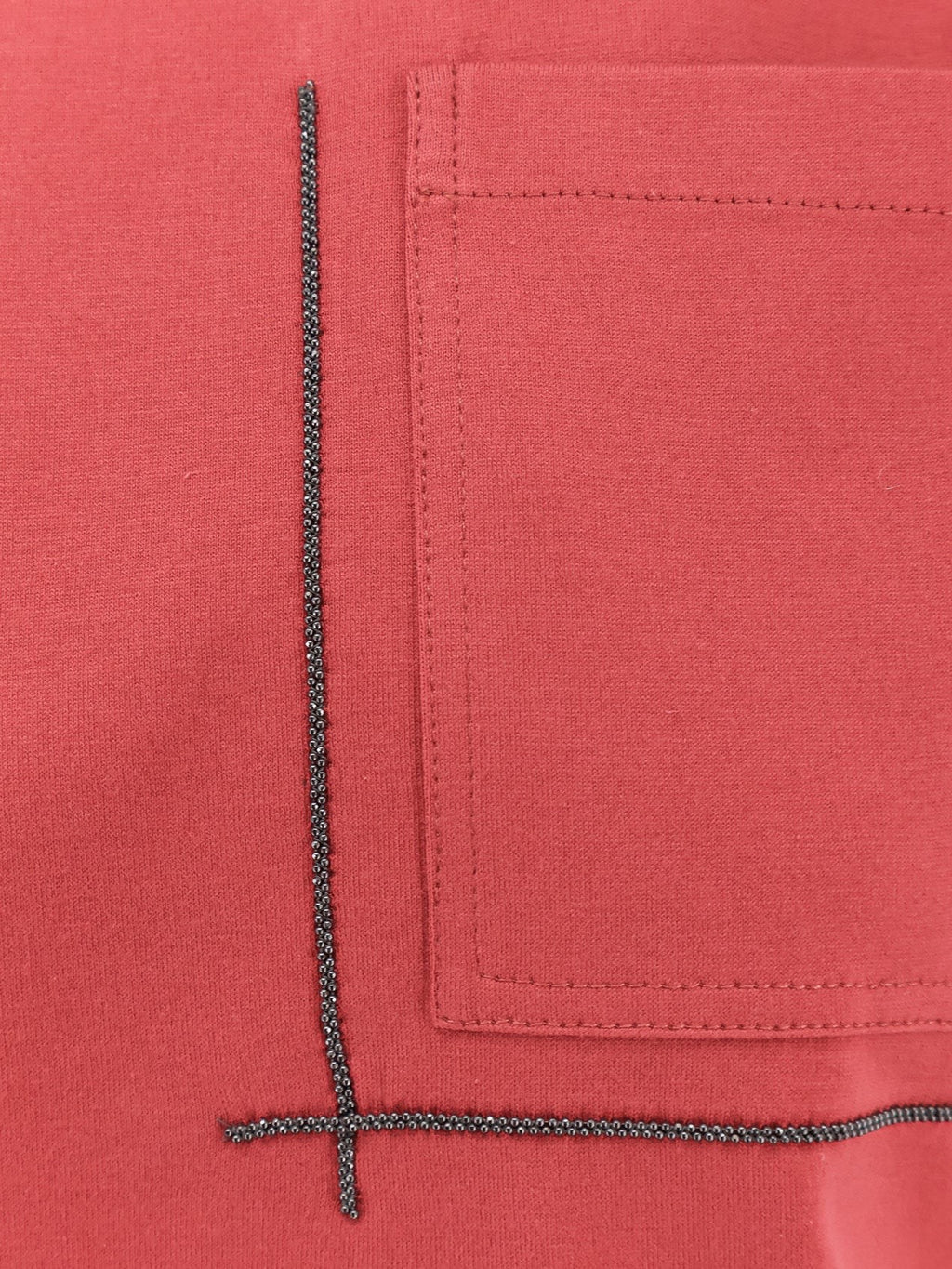 Brunello Cucinelli Bomulds-T-shirt med Monili-detalje