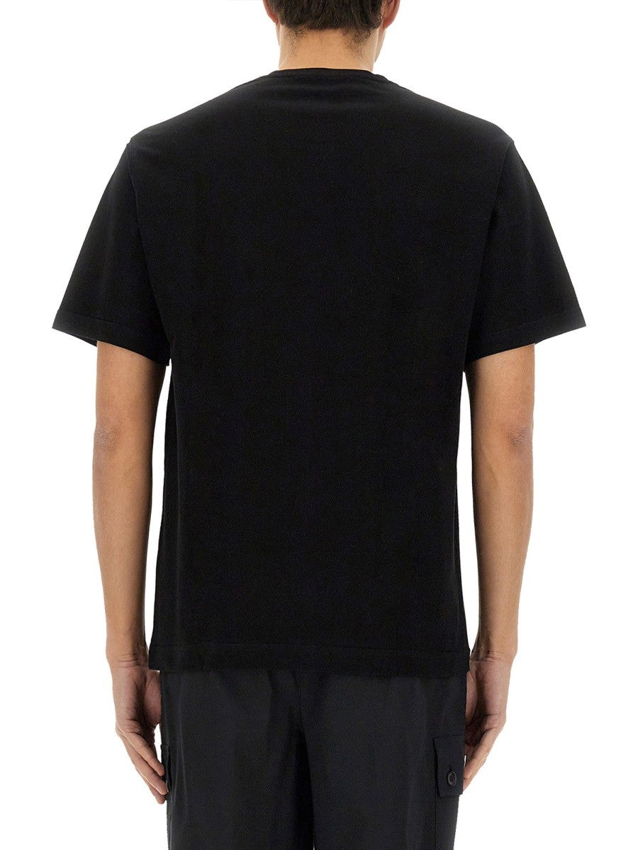 Dolce & Gabbana BAVLNĚNÉ TRIČKO S PLAKETOU