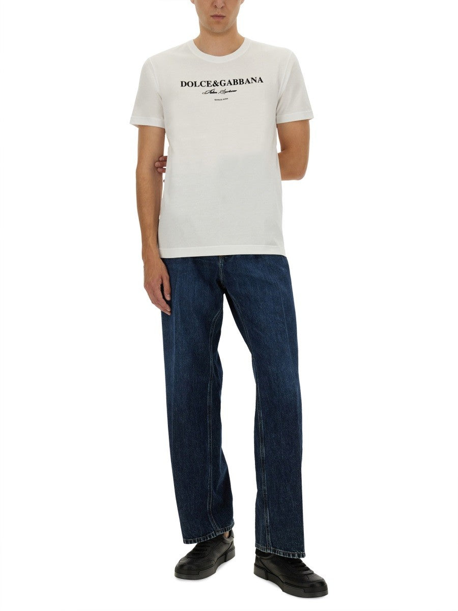 Dolce & Gabbana プリント入りコットンTシャツ