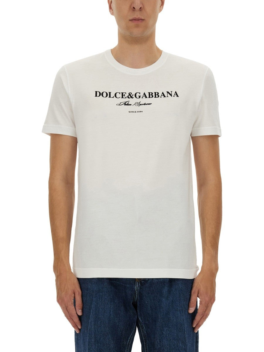 Dolce & Gabbana プリント入りコットンTシャツ
