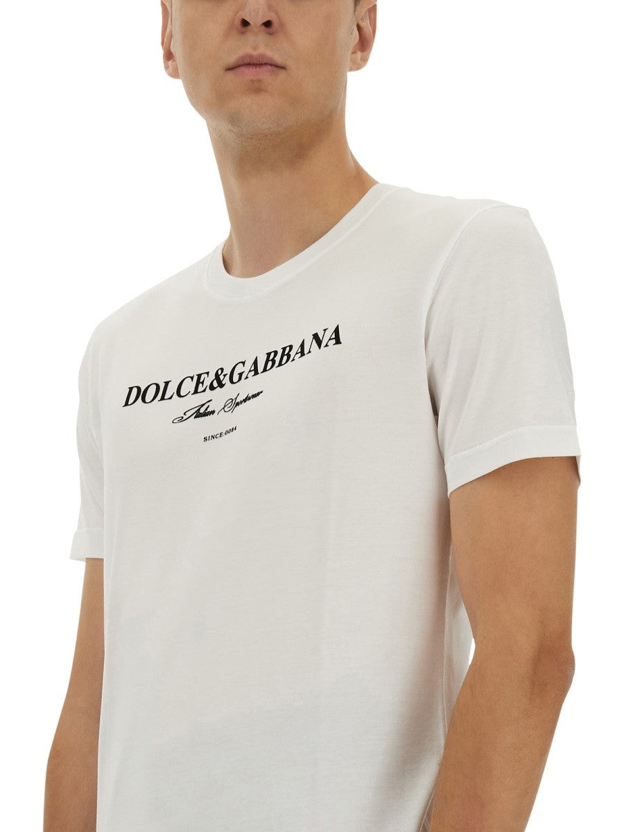 Dolce & Gabbana プリント入りコットンTシャツ