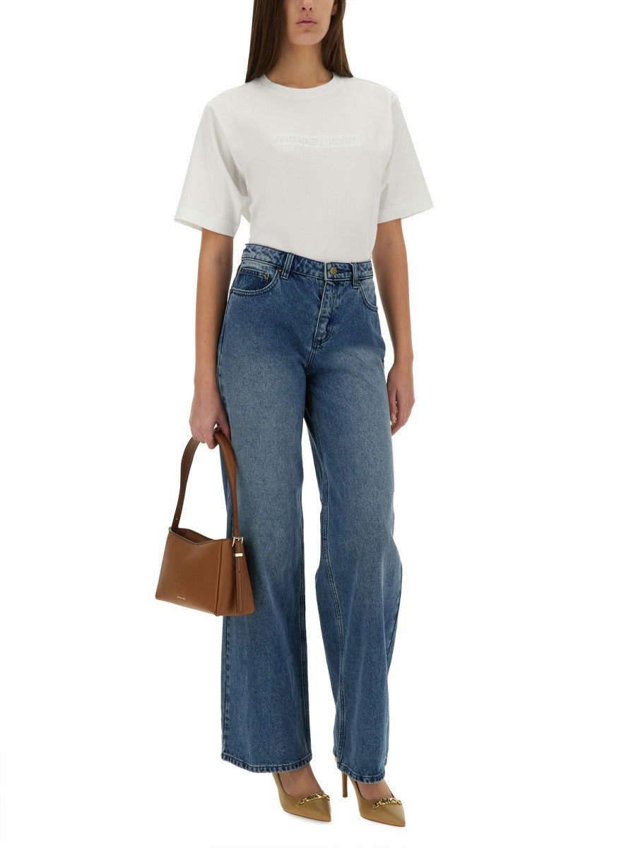 Michael By Michael Kors ΒΑΜΒΑΚΕΡΟ T-SHIRT
