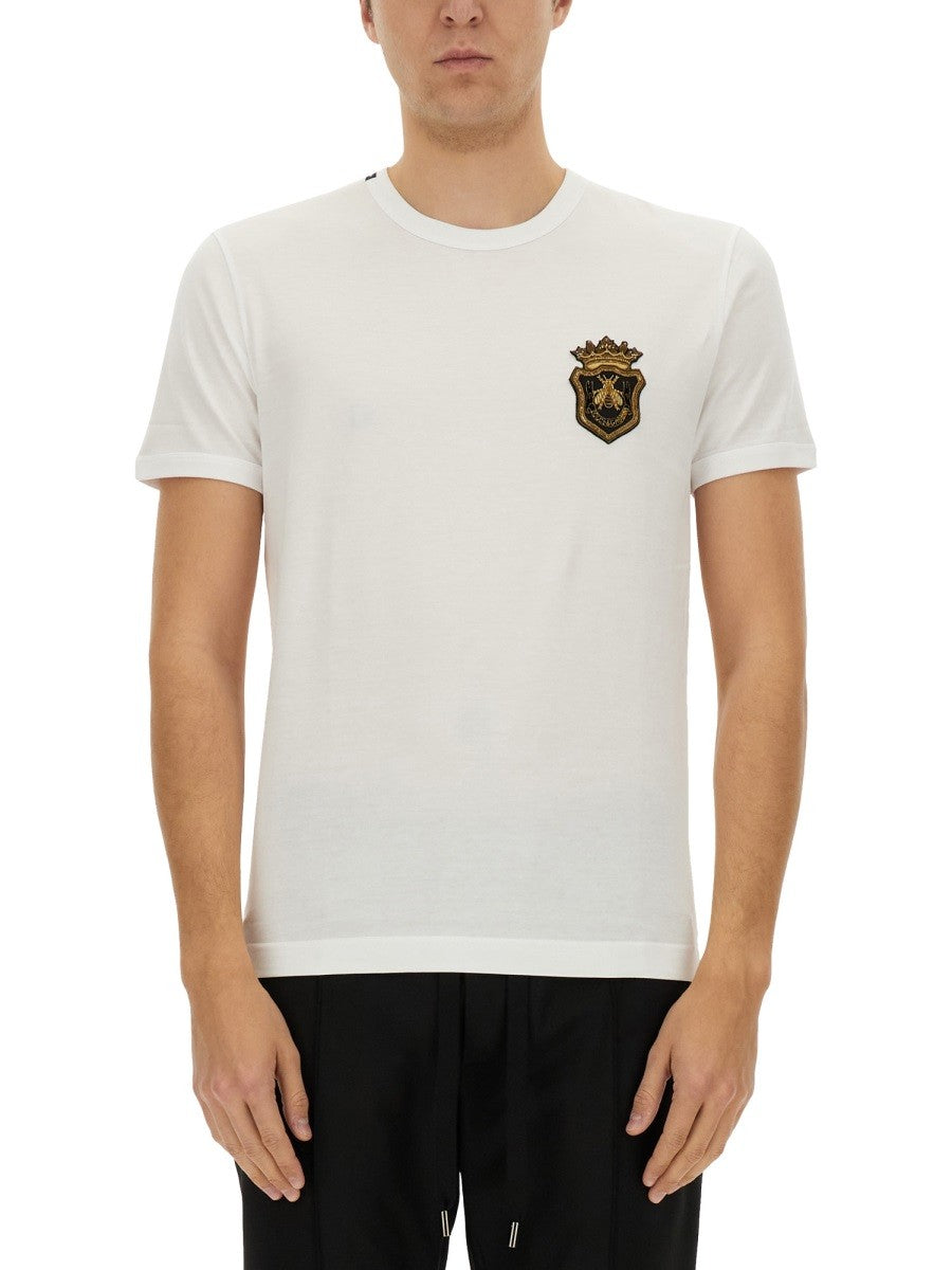 Dolce & Gabbana PUUVILLAINEN T-PAITA