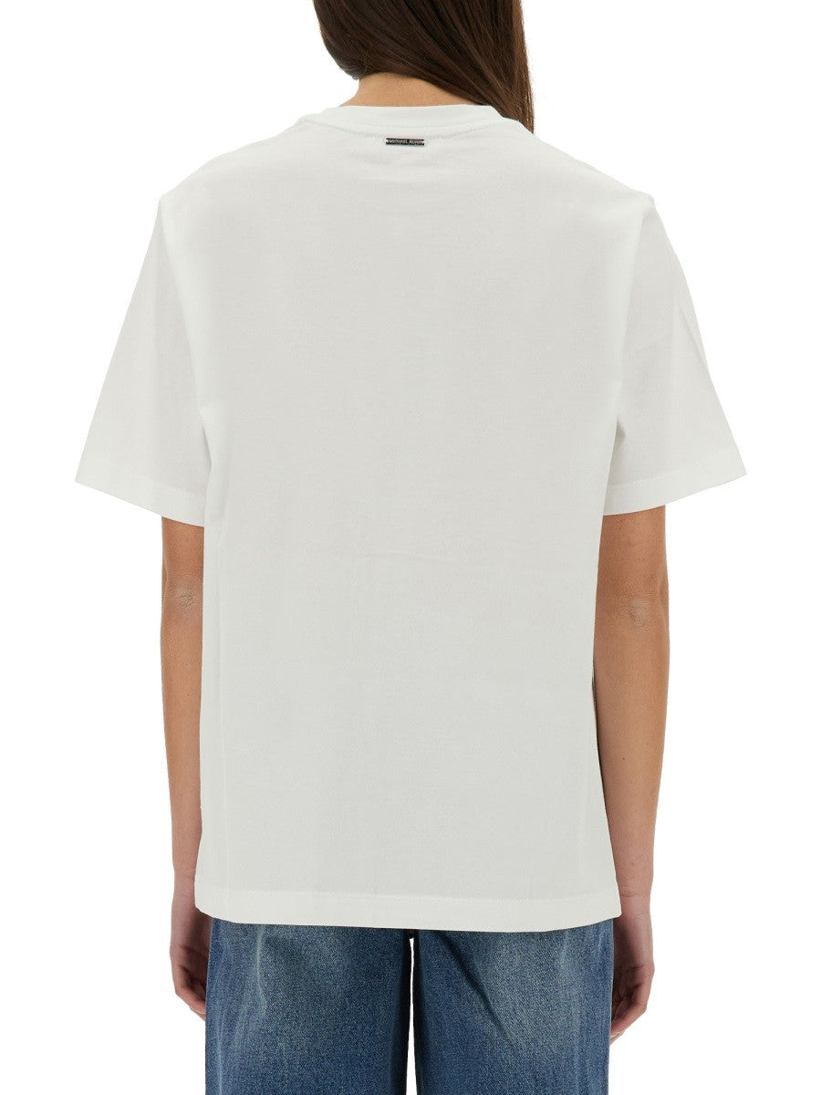 Michael By Michael Kors ΒΑΜΒΑΚΕΡΟ T-SHIRT