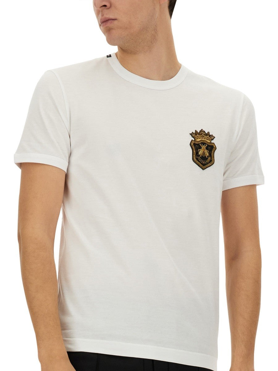 Dolce & Gabbana PUUVILLAINEN T-PAITA