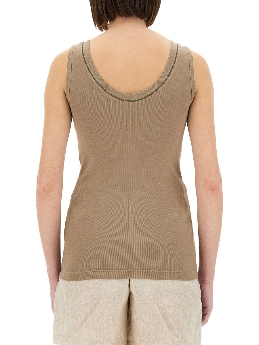 Brunello Cucinelli BAUMWOLL-TANKTOP