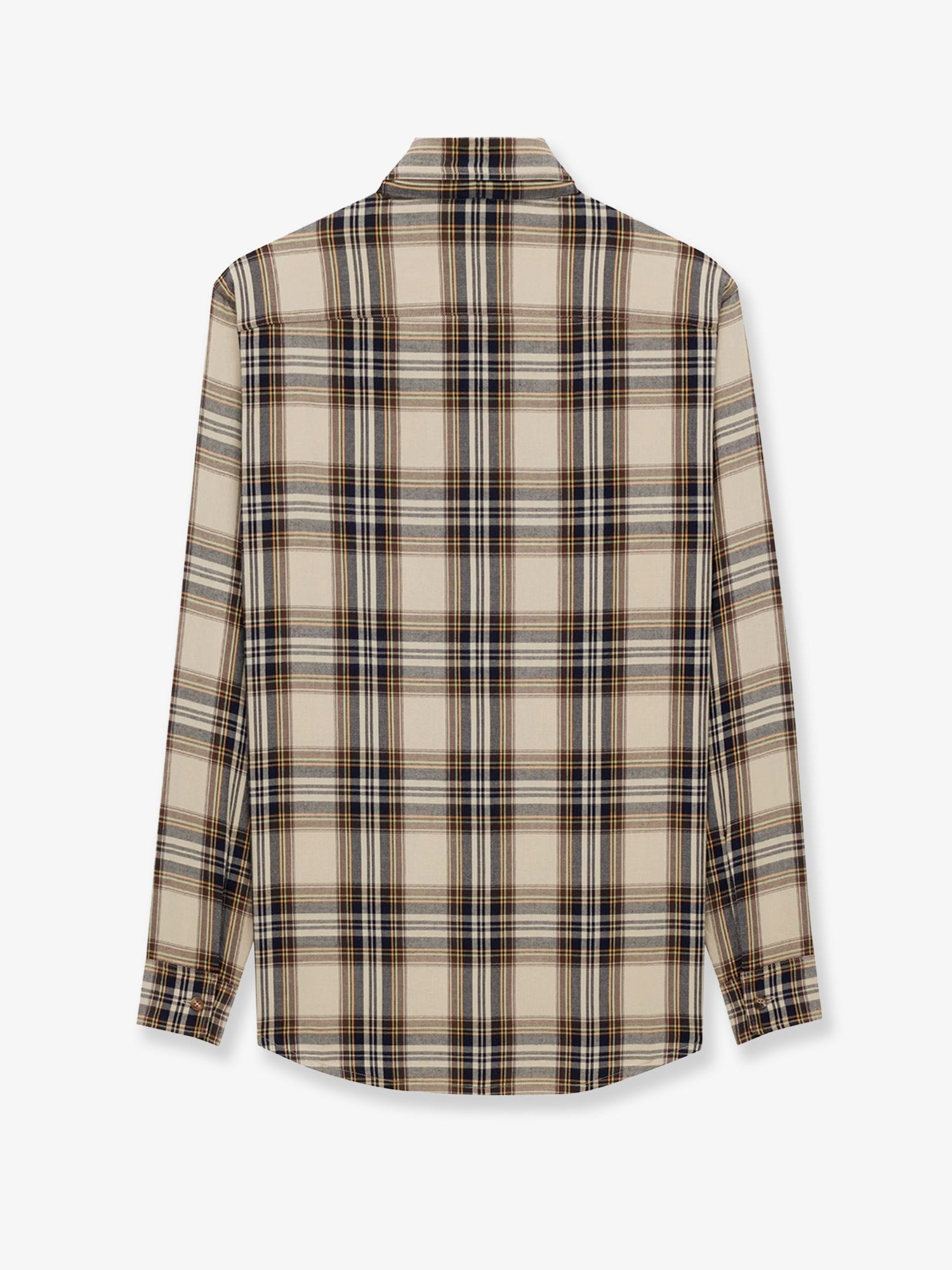 Saint Laurent Cotton tartan lavallière shirt