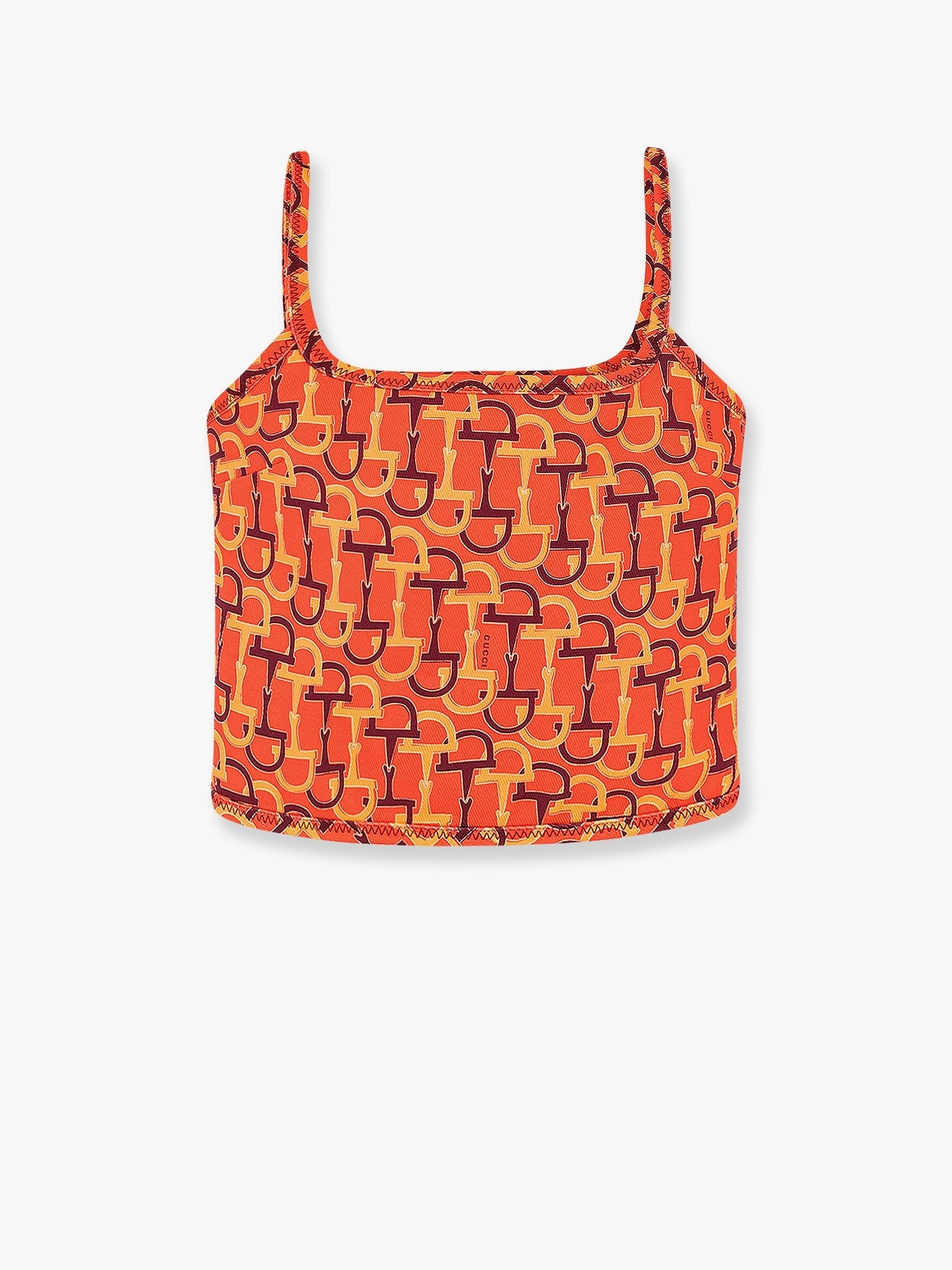 Top en coton Gucci avec motif Horsebit iconique