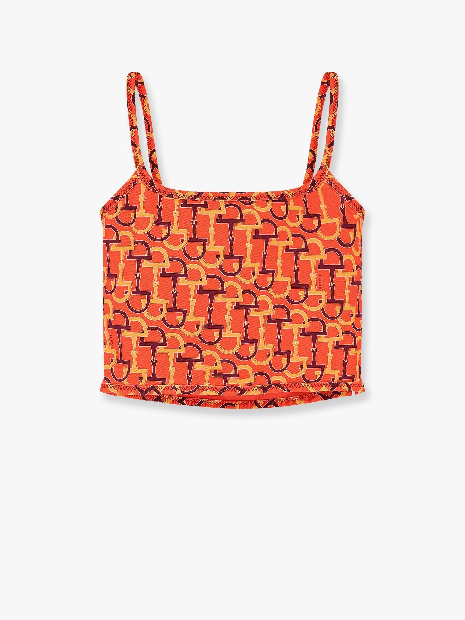 Top en coton Gucci avec motif Horsebit iconique