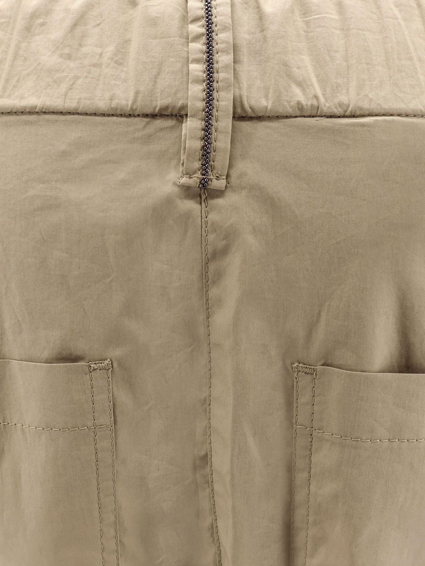 Brunello Cucinelli Baumwollhose mit Monili-Detail