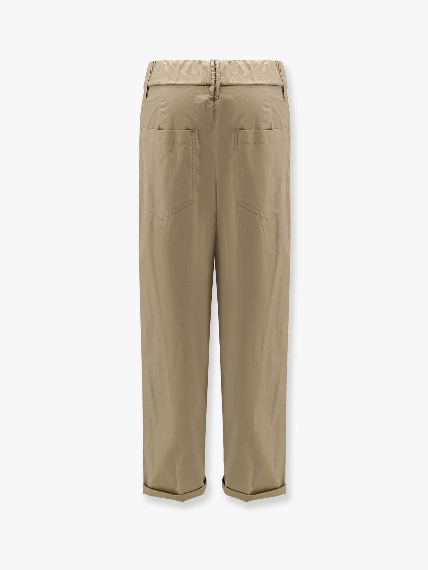 Brunello Cucinelli Baumwollhose mit Monili-Detail