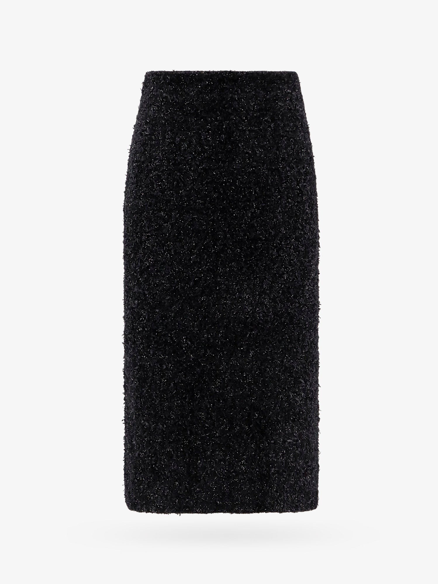 Balenciaga Medvilninis tvido megztas midi sijonas