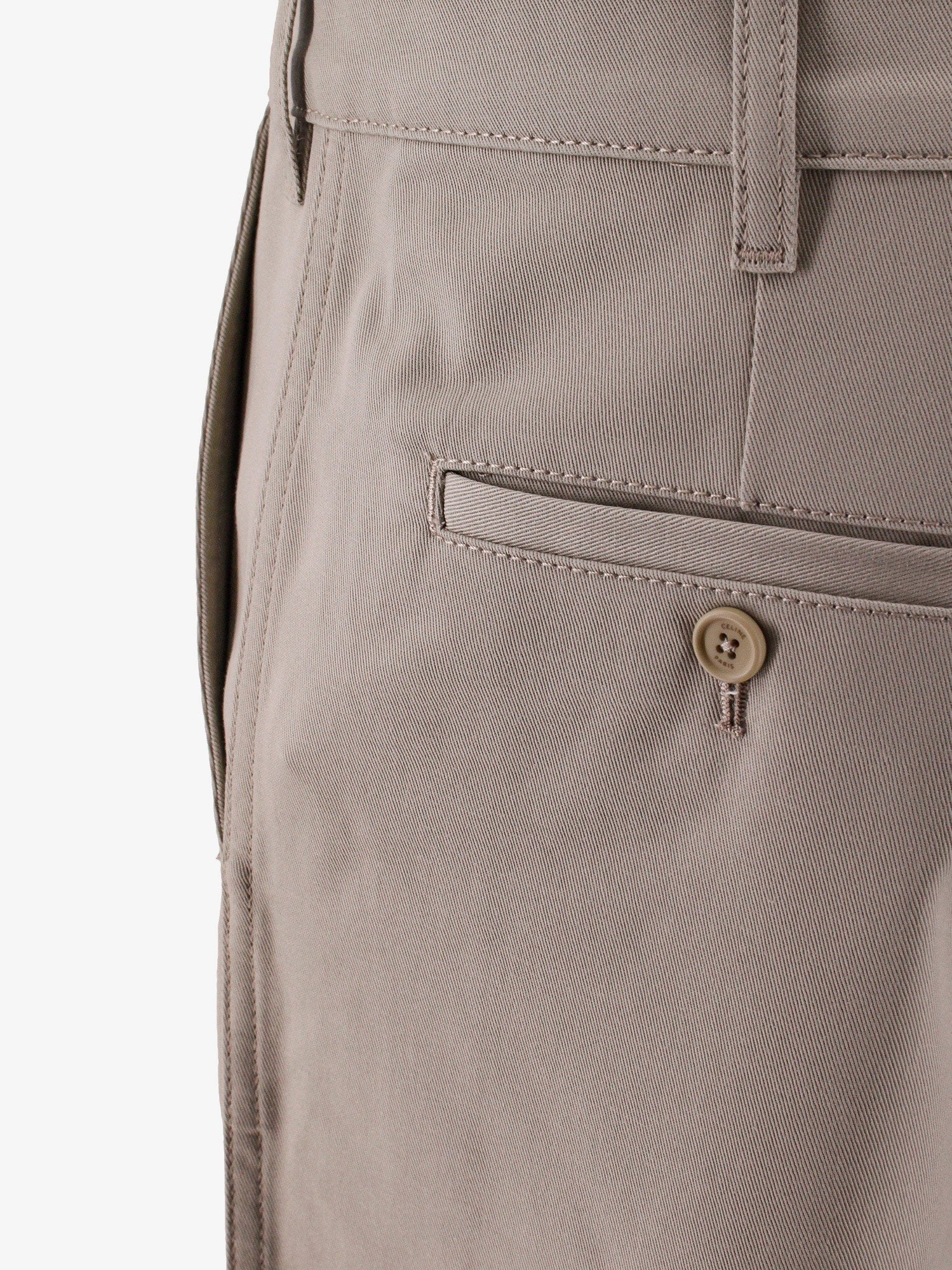 Celine Kalhoty chino z bavlněného kepru